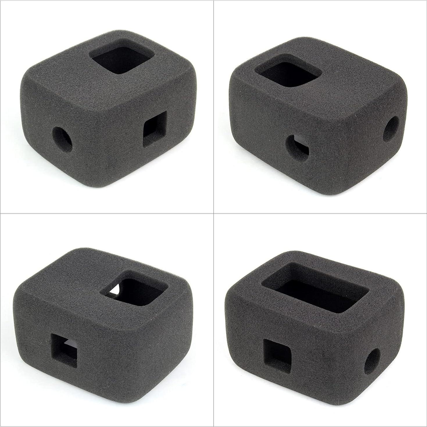 Funda Windslayer GEPULY para GoPro Hero 5 6 7 Negra - 2 Piezas