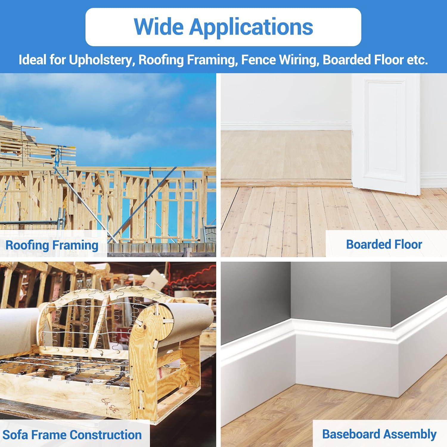 Grampas de Corona Estrecha Meite 18 Calibre 1" 4000 PCS