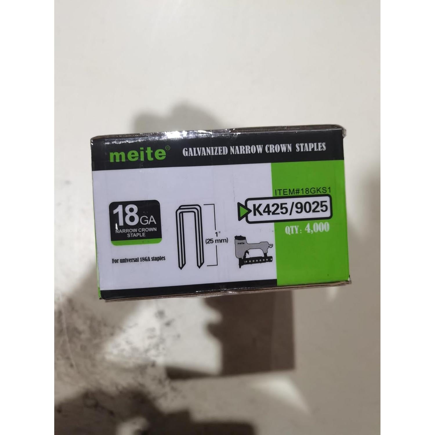 Grampas de Corona Estrecha Meite 18 Calibre 1" 4000 PCS