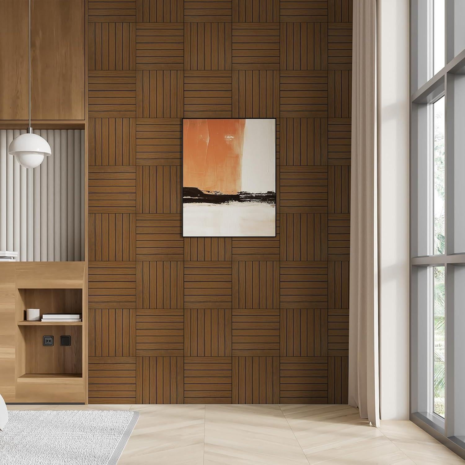 Paneles de Pared Autoadhesivos WADILE 30x30cm PVC Aislantes