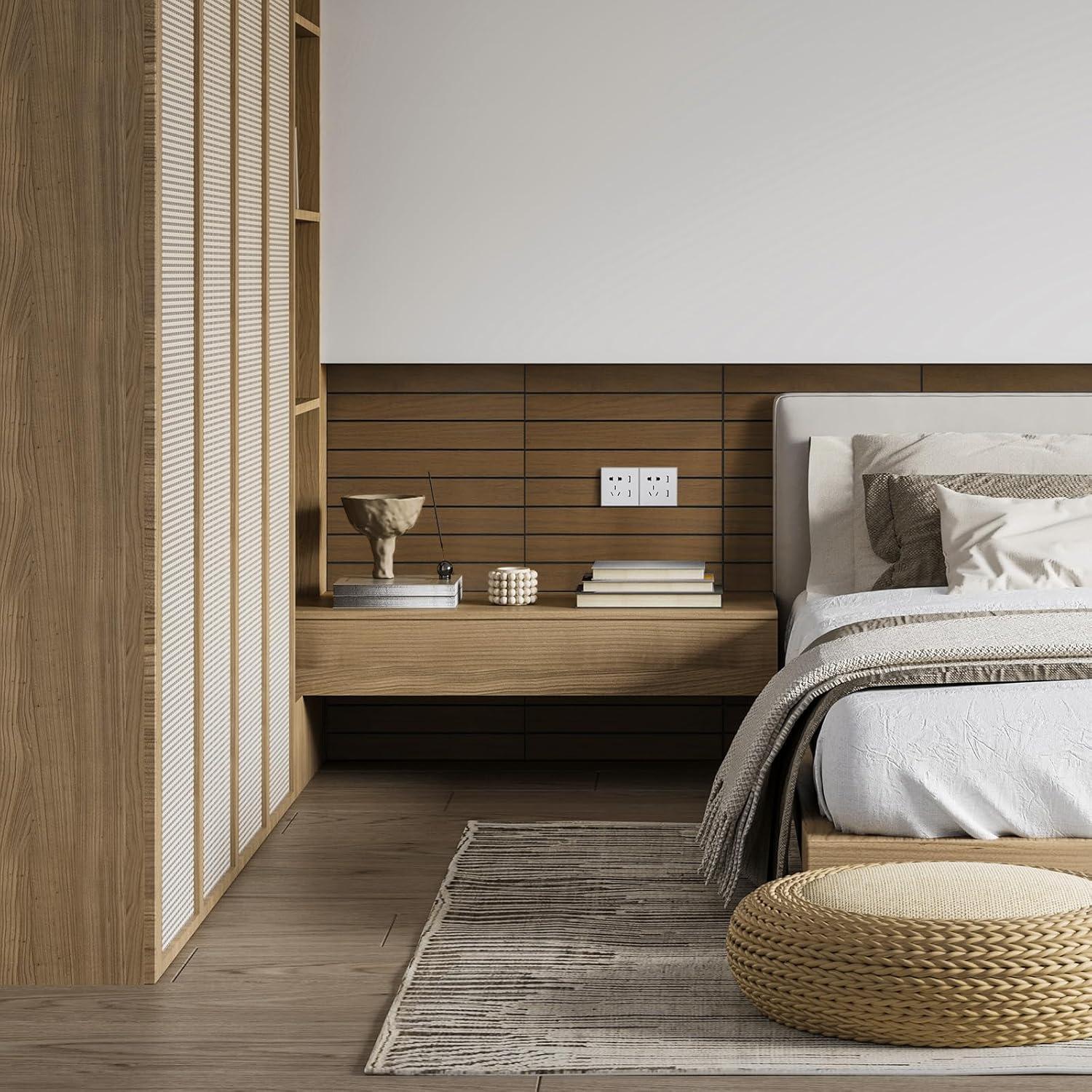 Paneles de Pared Autoadhesivos WADILE 30x30cm PVC Aislantes