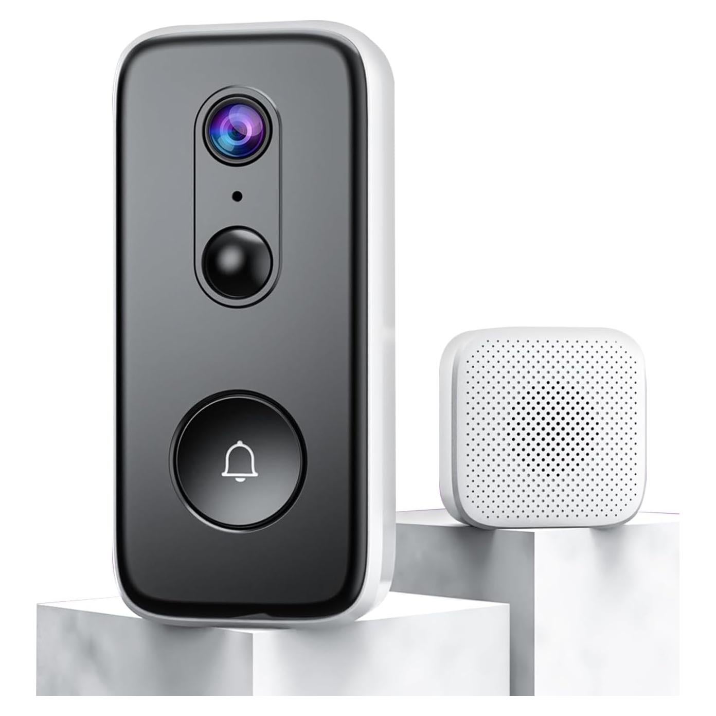 Cámara de Timbre de Video JOOAN 2K Inalámbrica WiFi con Alarma