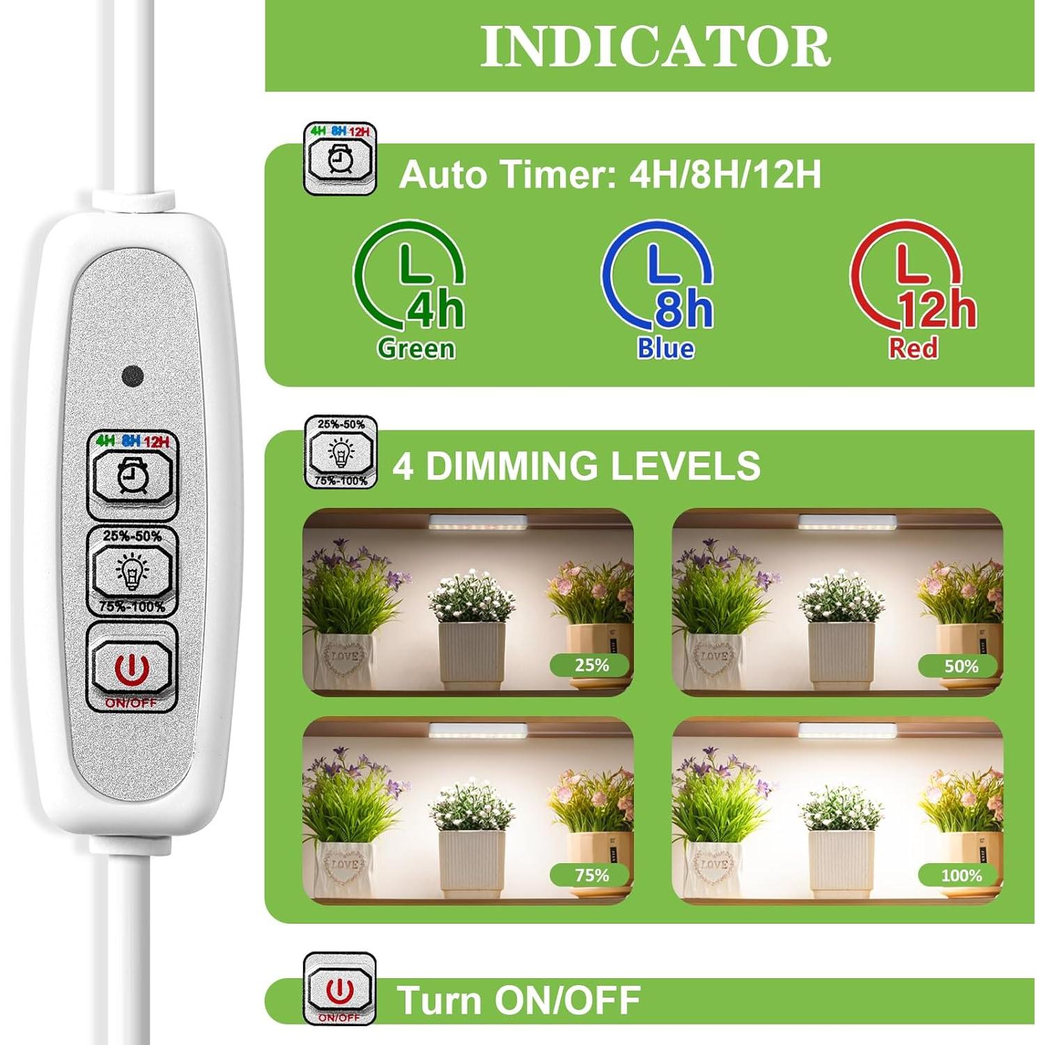 Luz de Crecimiento LED FOXGARDEN 60 LEDs Espectro Completo