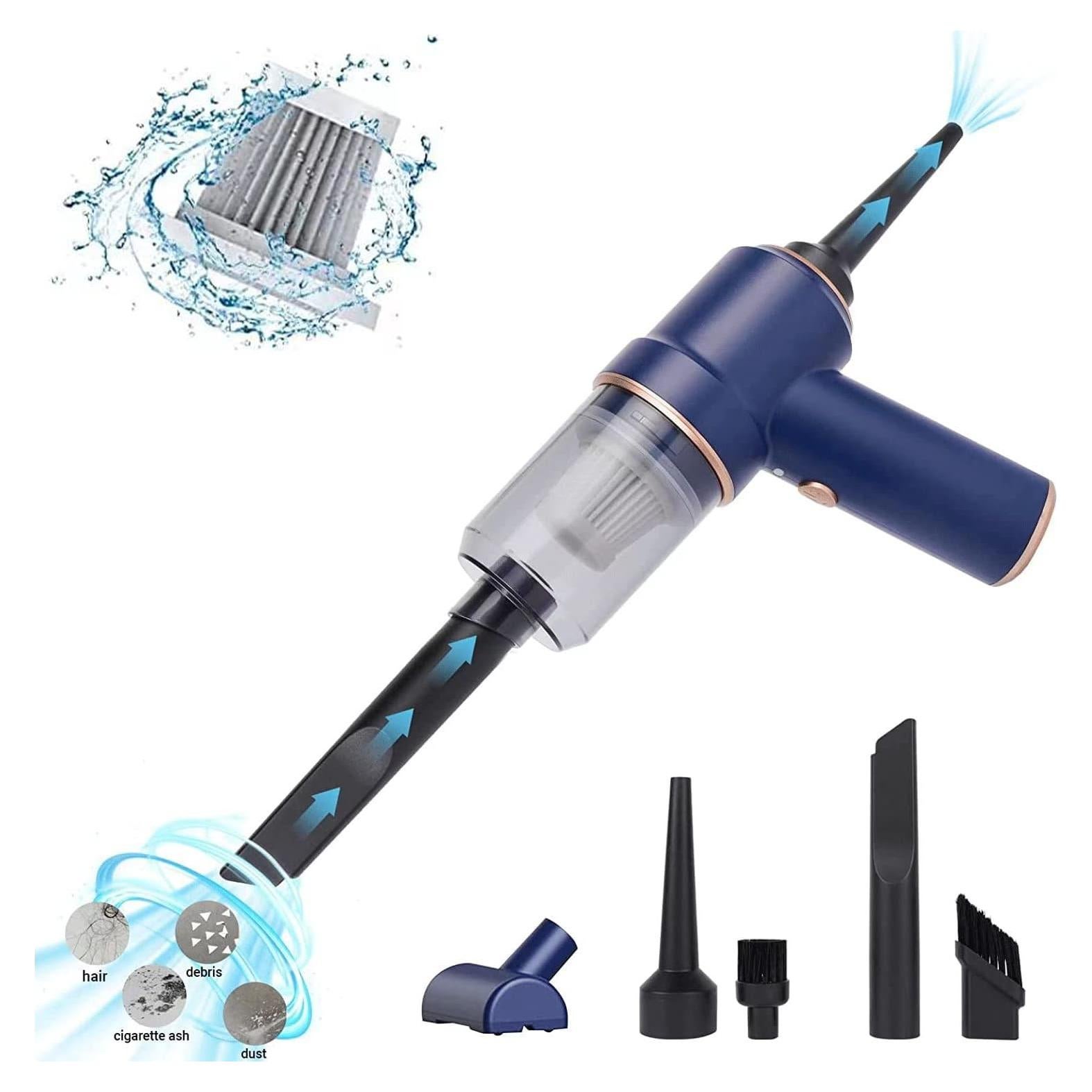 Aspiradora de Mano Inalámbrica HUFATWINS 120W 9000PA Azul