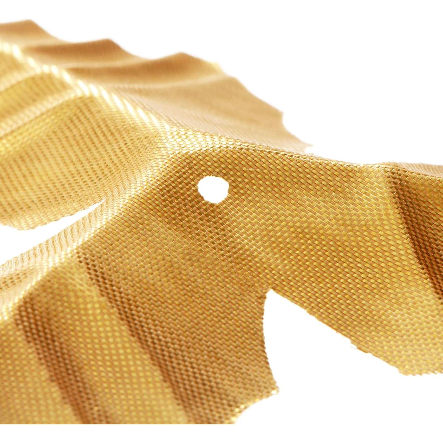 50 Hojas Artificiales de Seda Doradas Dophee para Decoración