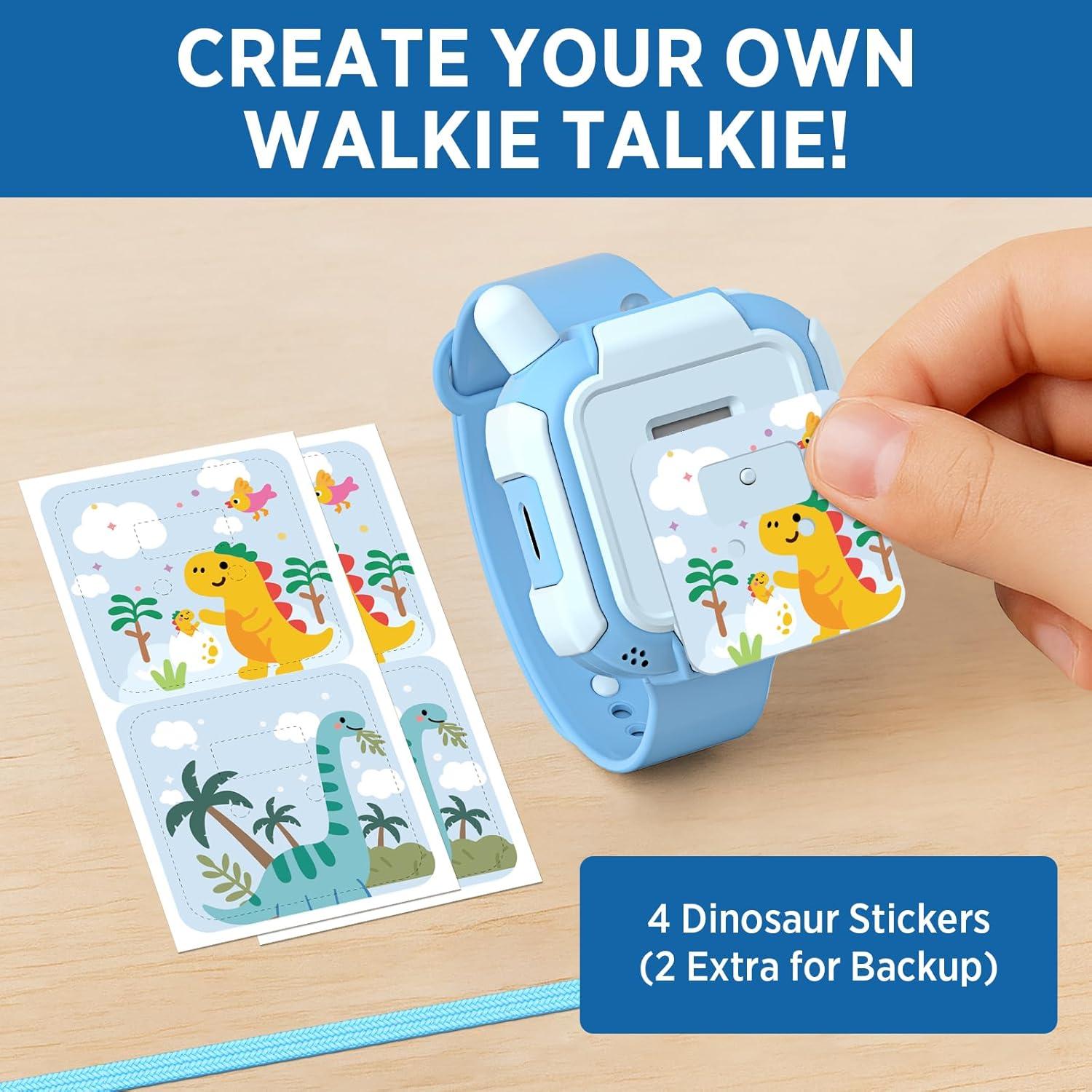 Walkie Talkies Recargables Turoytip para Niños Azul 2 Pcs