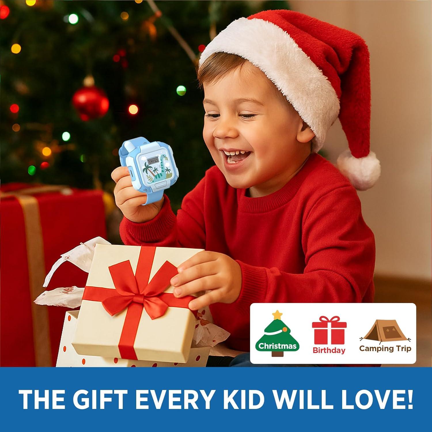 Walkie Talkies Recargables Turoytip para Niños Azul 2 Pcs