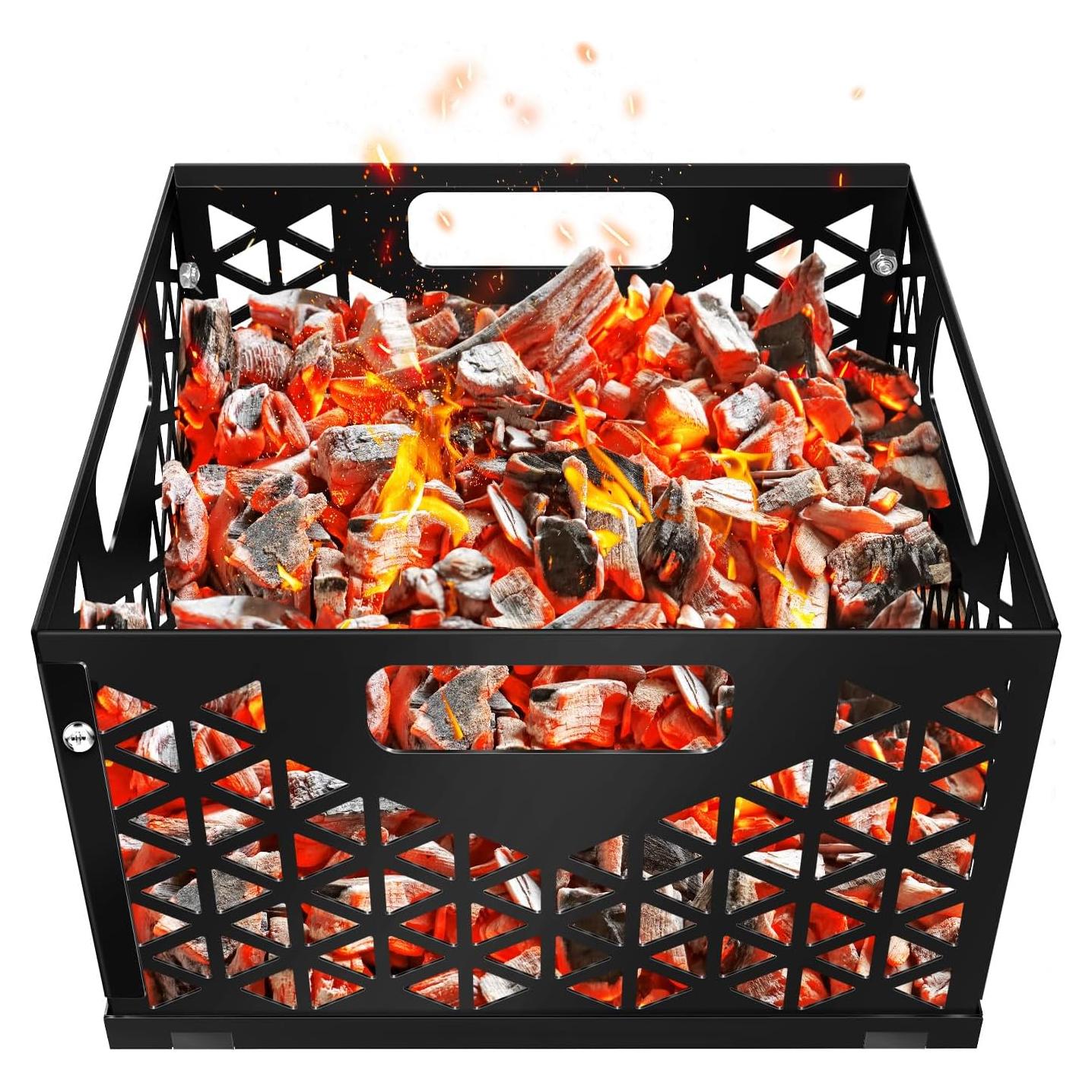 Cesta de Fuego de Carbón Oklahoma Joe 30.5x30.5x19 cm Negra