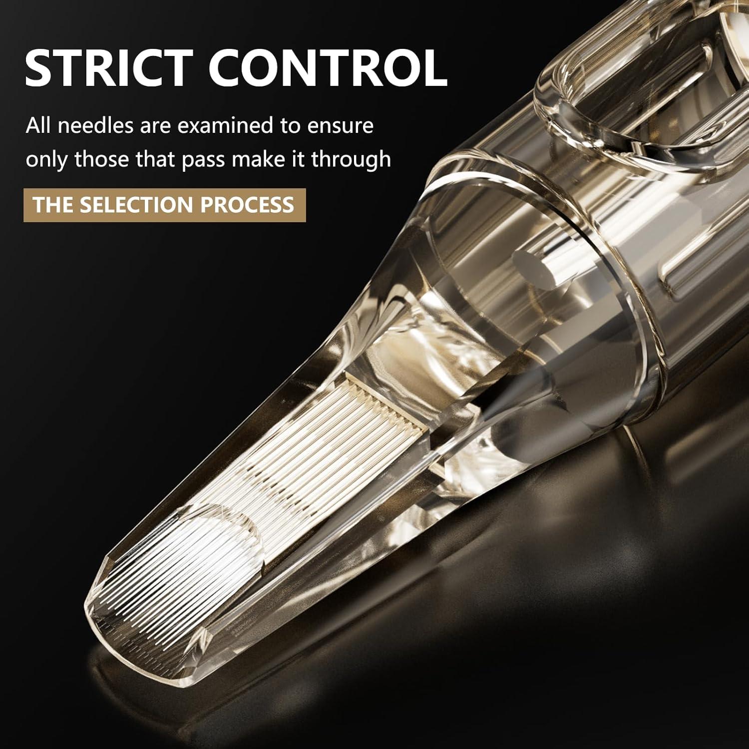 Agujas de Tatuaje Desechables BIGWASP 50pcs Curvas Magnum RM