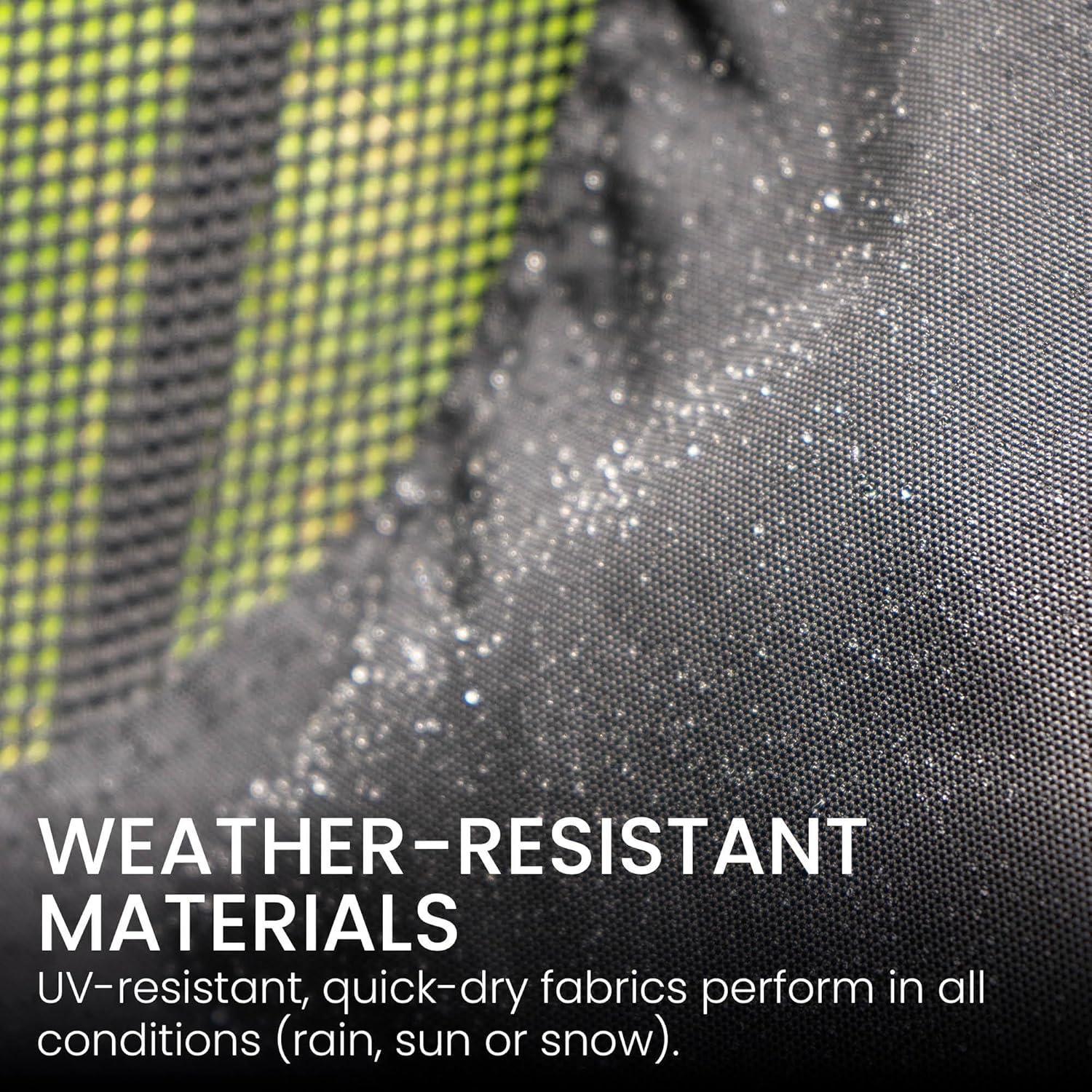 Silla de Camping Temple Street HC100 Plegable 1.45kg Negra