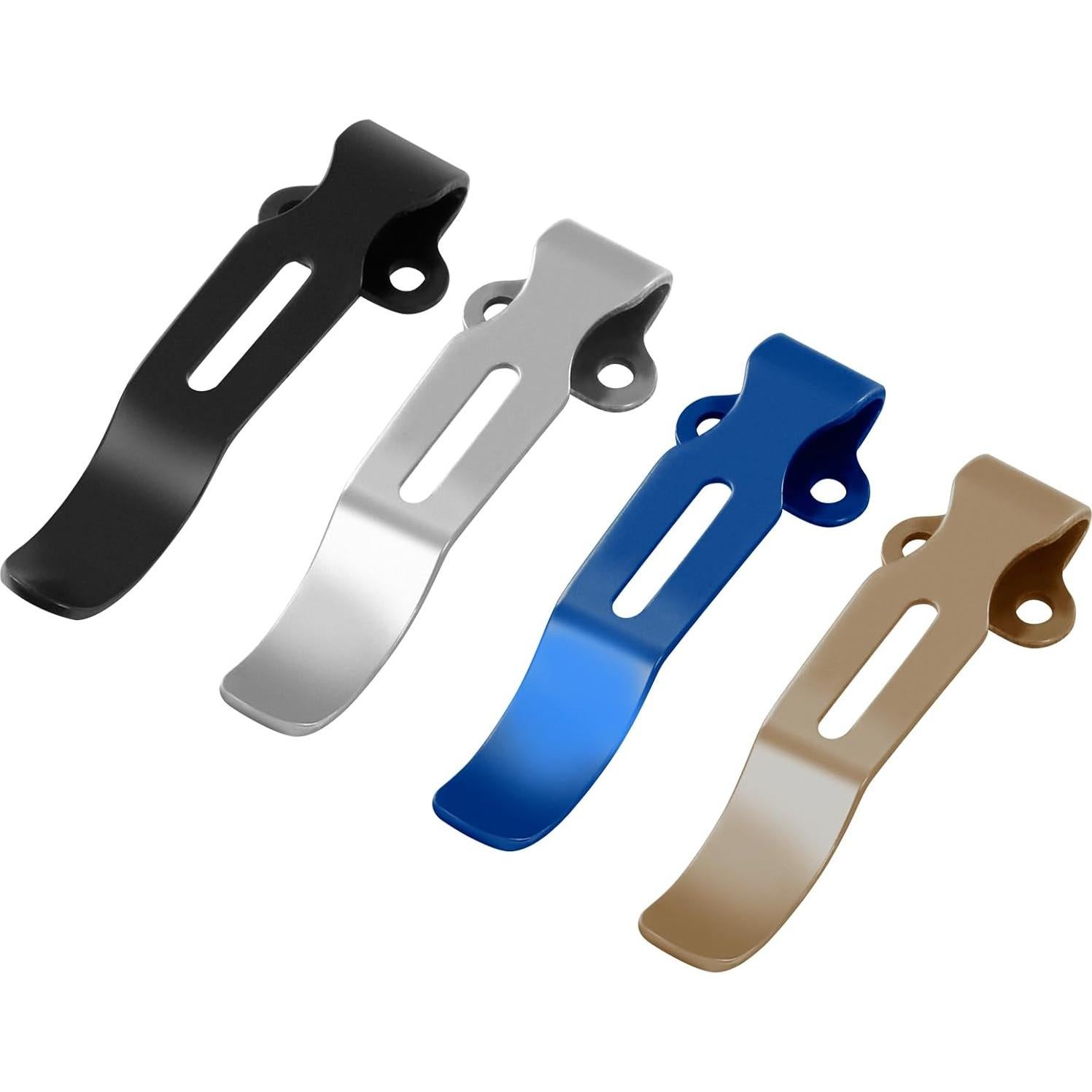 Clip de bolsillo Qtcial para Benchmade Bugout 535 - Acero inoxidable negro