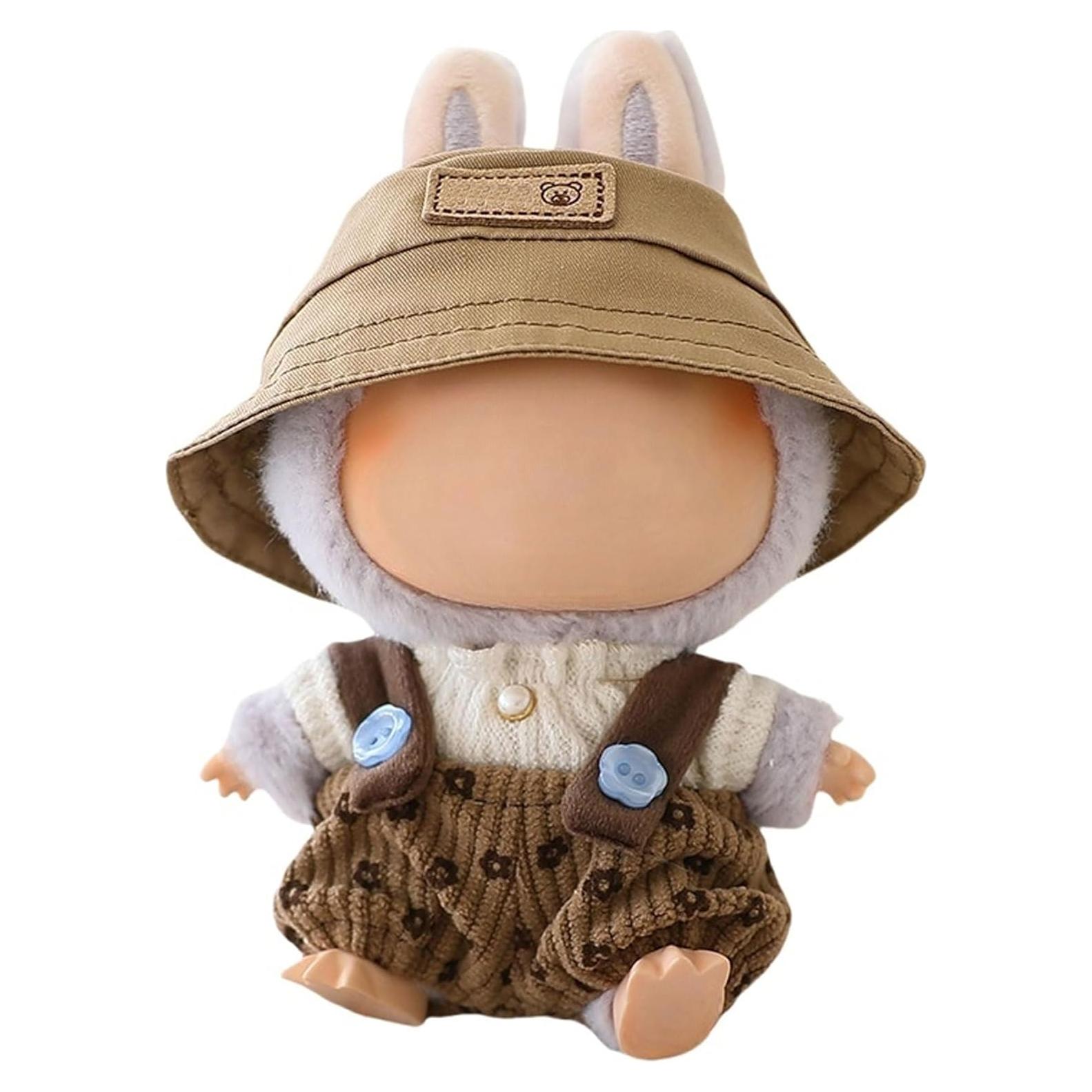 Conjunto de Ropa para Muñecas GOBKVK 3 Piezas Marrón 17cm