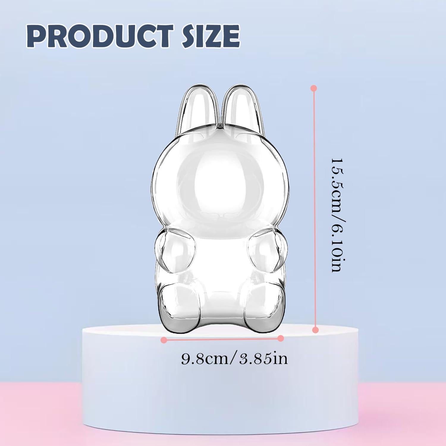 Funda Protectora para Muñeca LABUBU 15cm - Caja Exhibición PVC