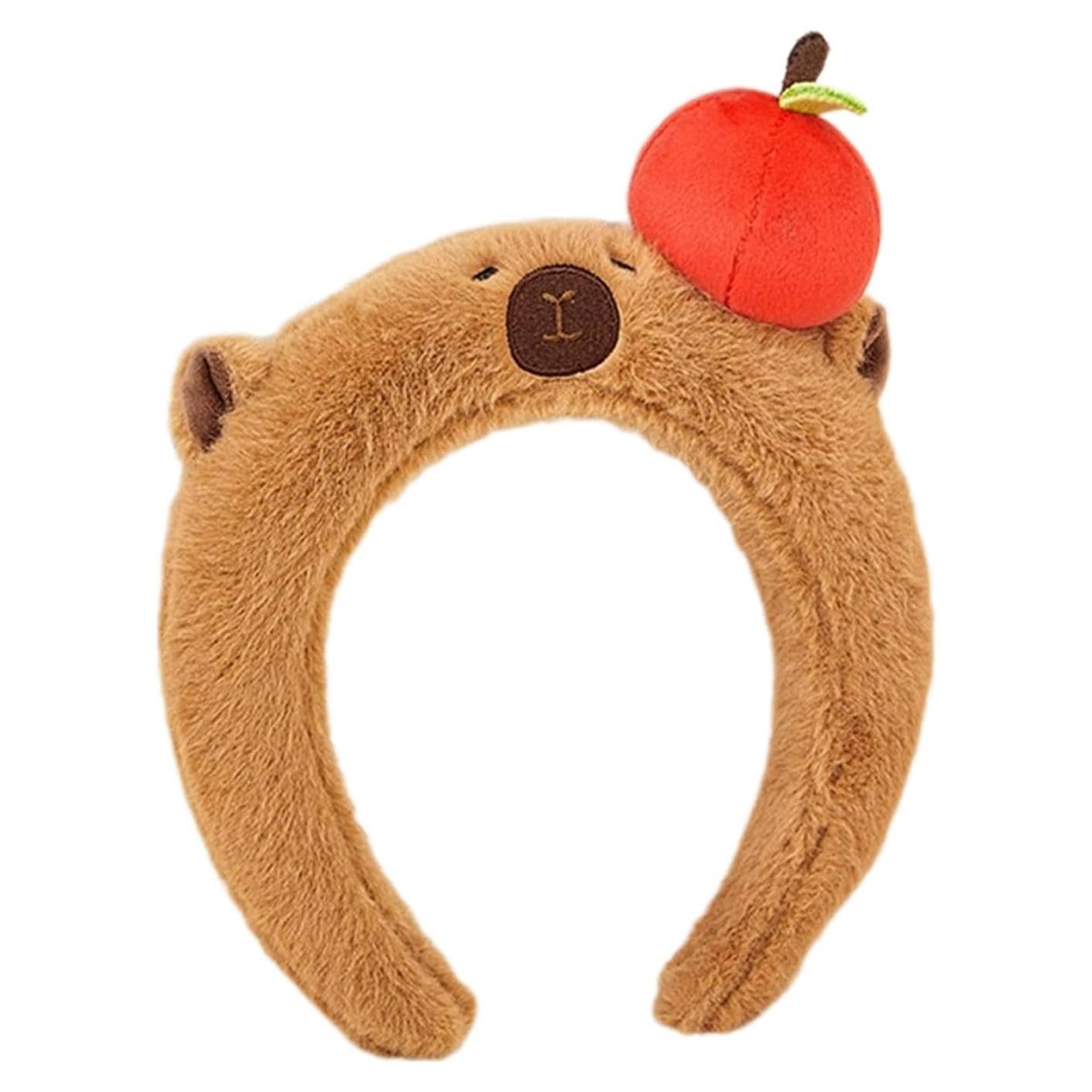 Diadema de peluche capibara Aapple para adultos y niños 50-60cm