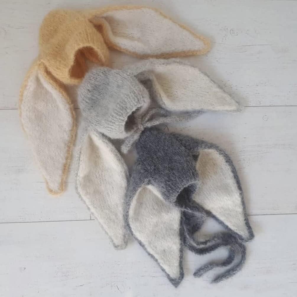 Sombrero de Fotografía para Recién Nacidos Gris Oscuro