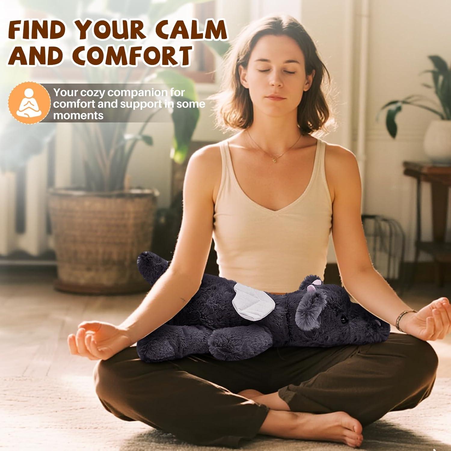 Peluche Dragón Negro Gigante 0.99 kg 49.85x27.94 cm Gisqis