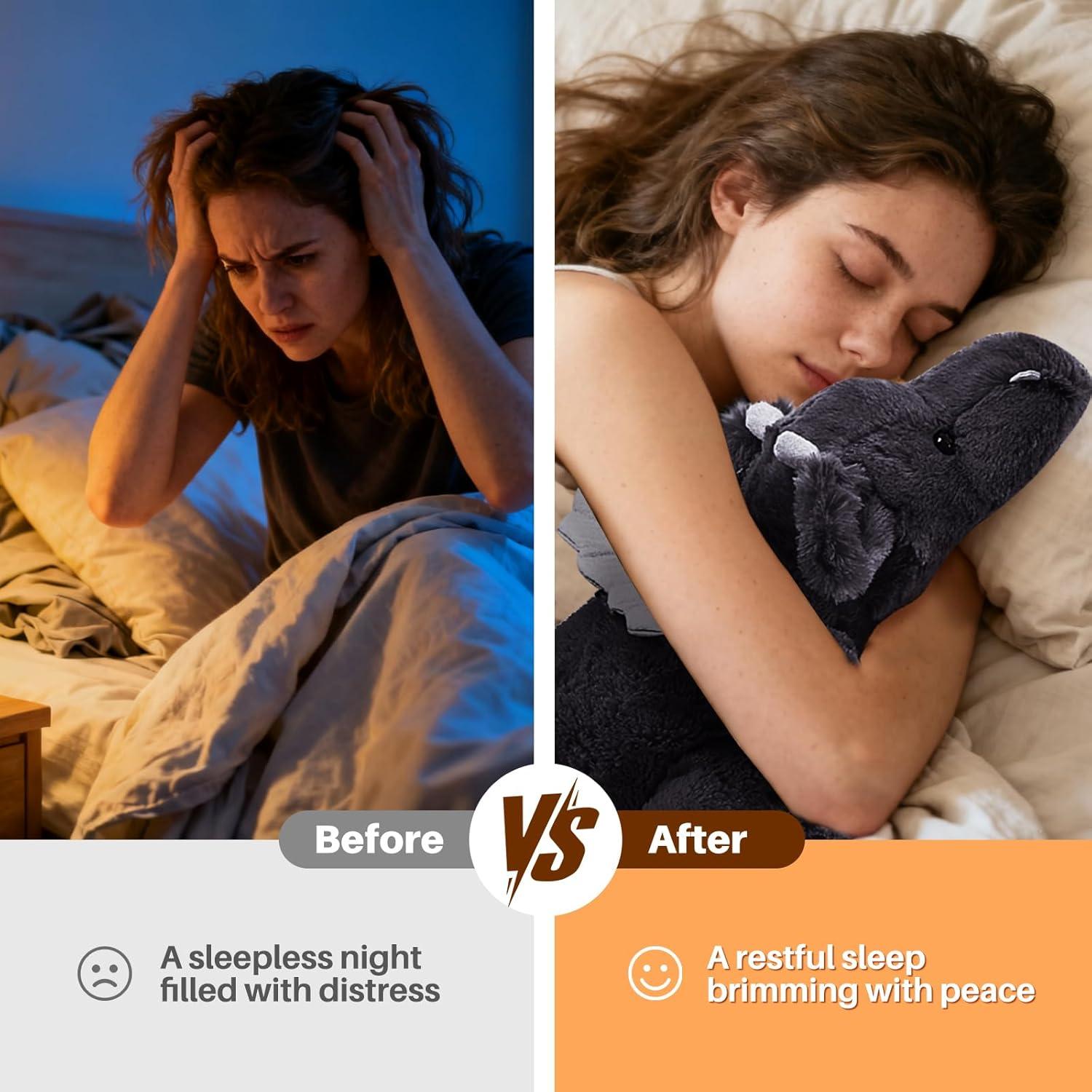 Peluche Dragón Negro Gigante 0.99 kg 49.85x27.94 cm Gisqis