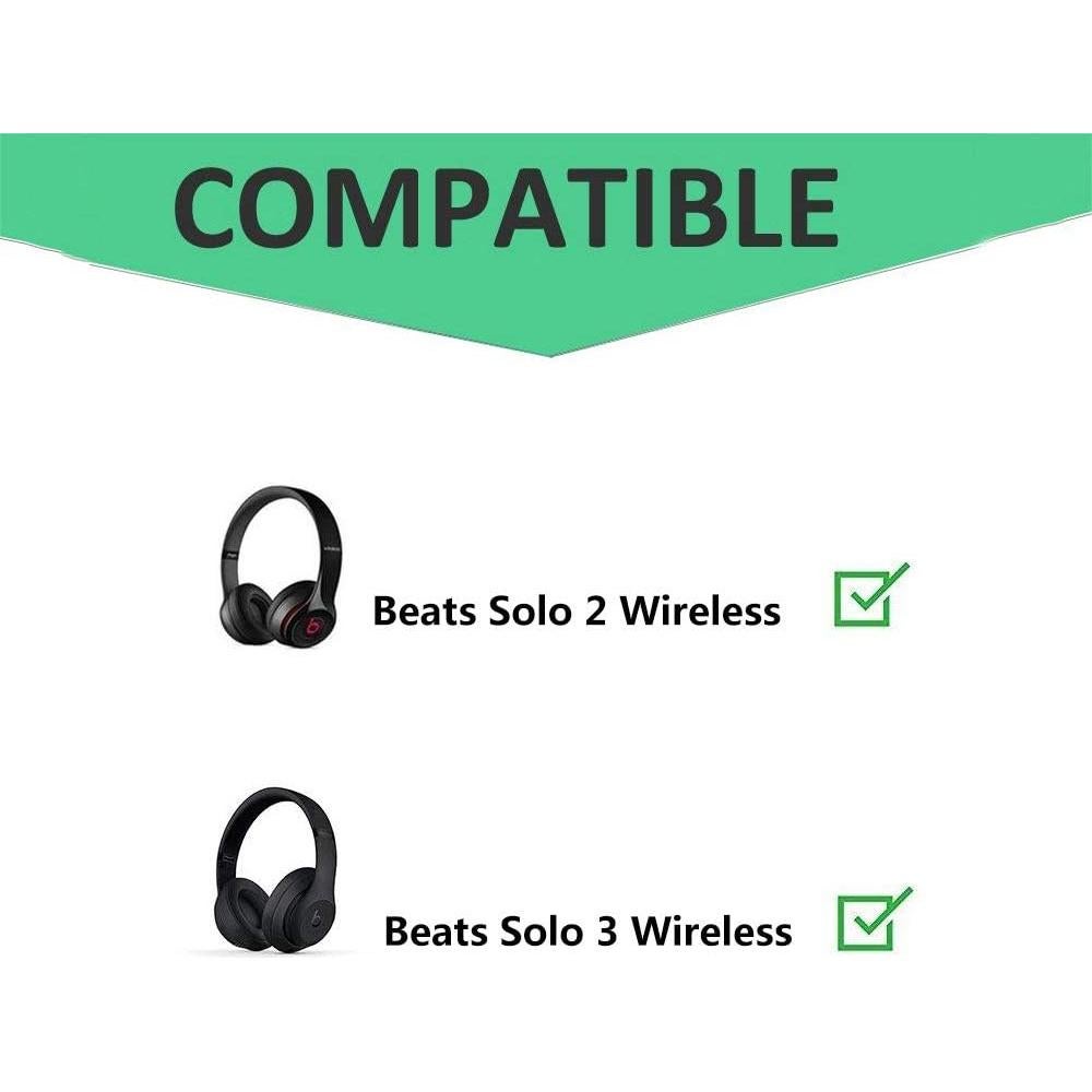Almohadillas de Reemplazo para Auriculares Beats Solo 2.0/3.0 Azul Aqua