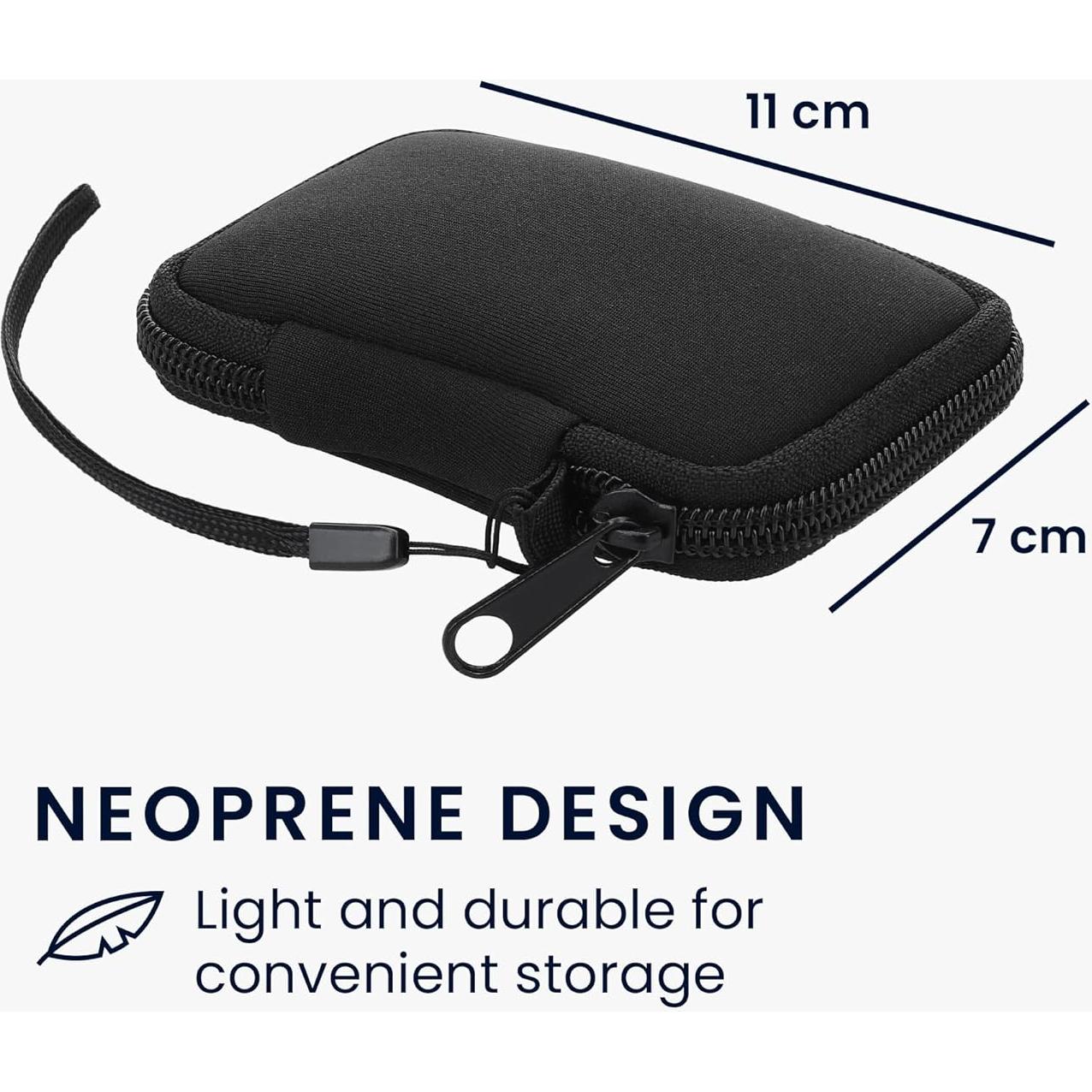Funda de Neopreno KW-Commerce para Auriculares In-Ear - Negro