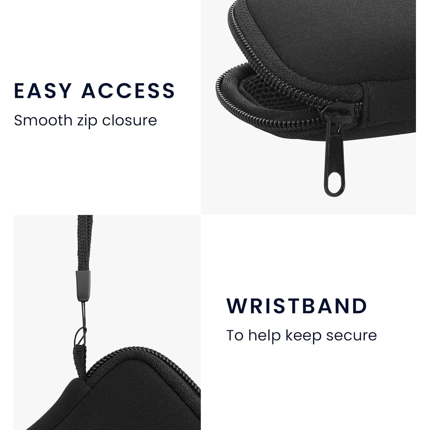 Funda de Neopreno KW-Commerce para Auriculares In-Ear - Negro