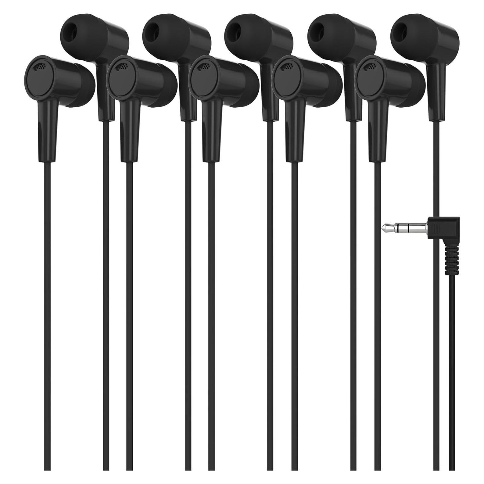 Auriculares In-Ear Maeline A2B-PRO 5 Piezas 3.5mm Negro