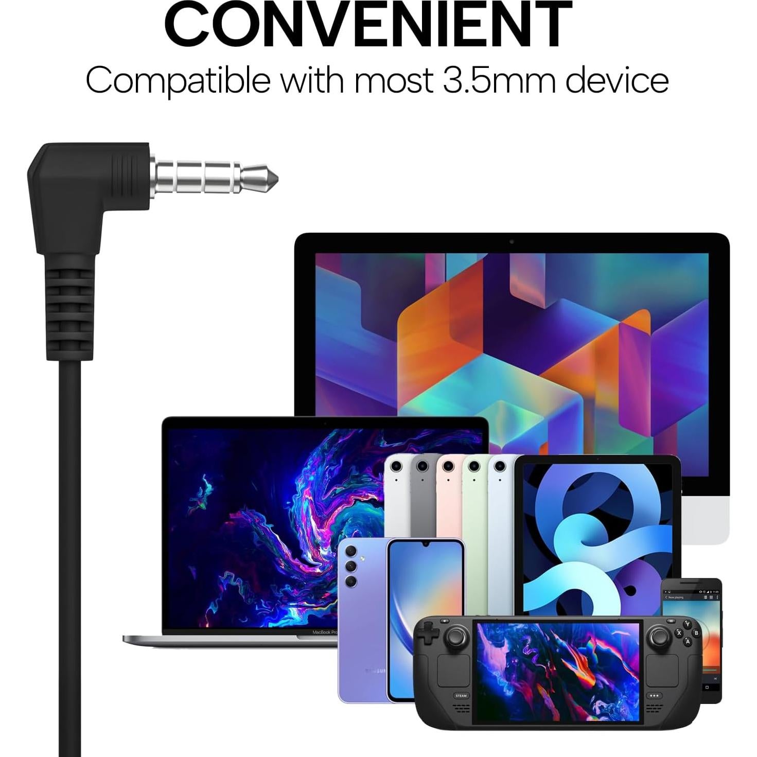 Auriculares In-Ear Maeline A2B-PRO 5 Piezas 3.5mm Negro