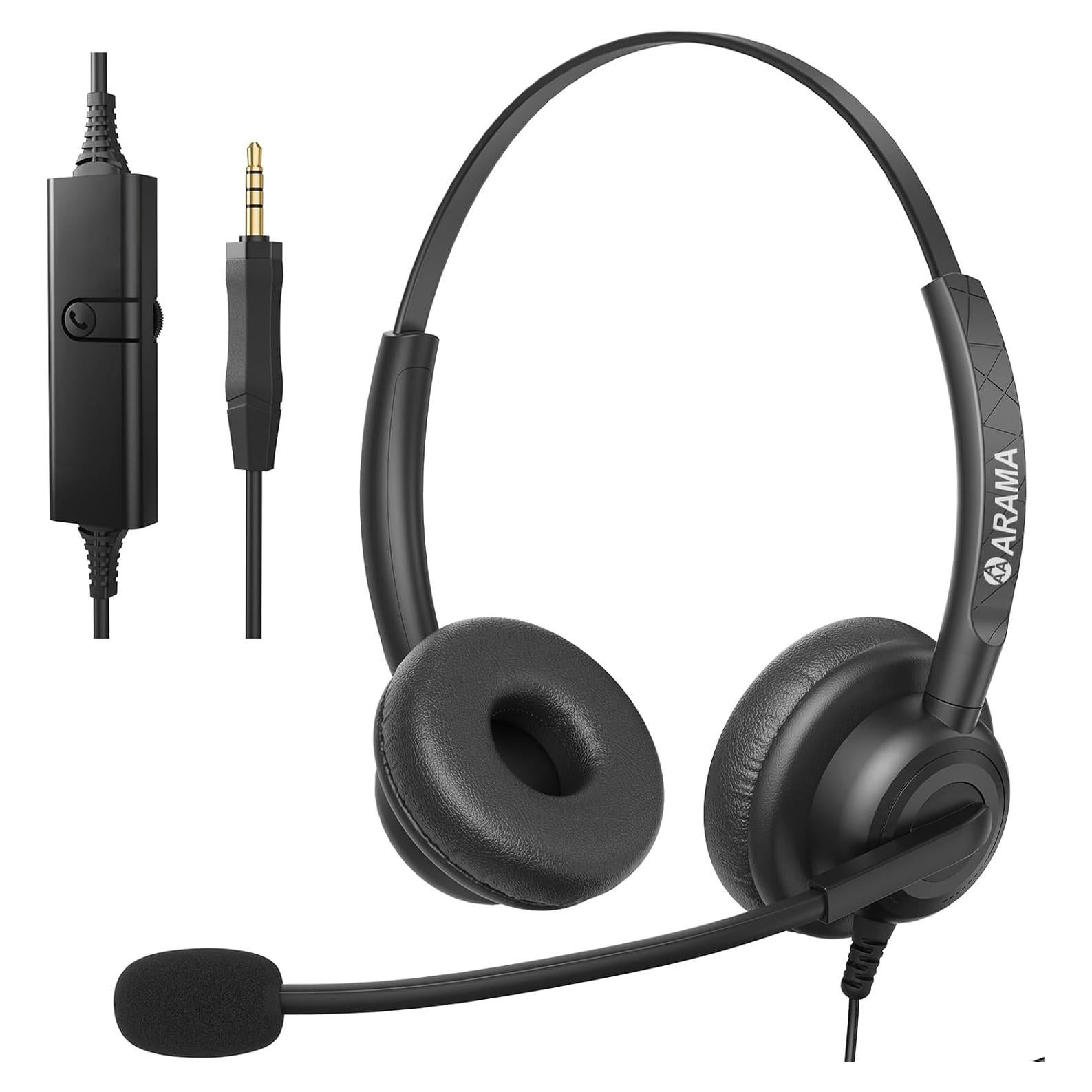 Auricular Arama A602MP con micrófono y cancelación de ruido