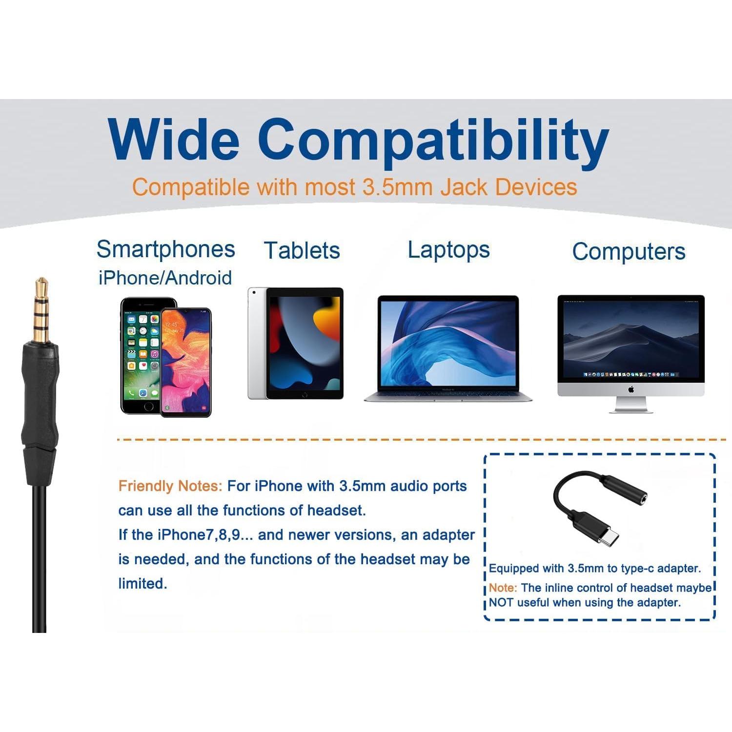 Auricular Arama A602MP con micrófono y cancelación de ruido
