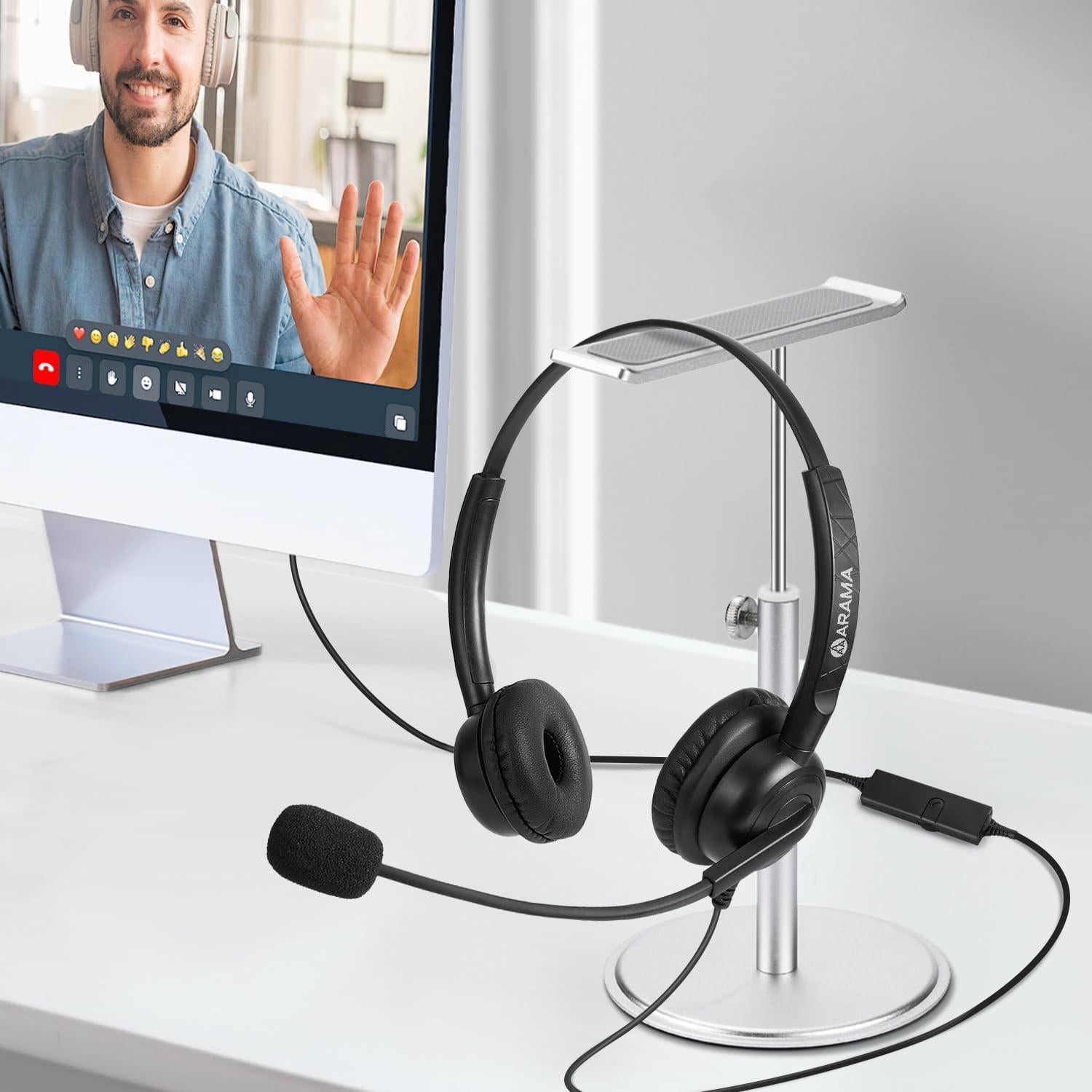 Auricular Arama A602MP con micrófono y cancelación de ruido