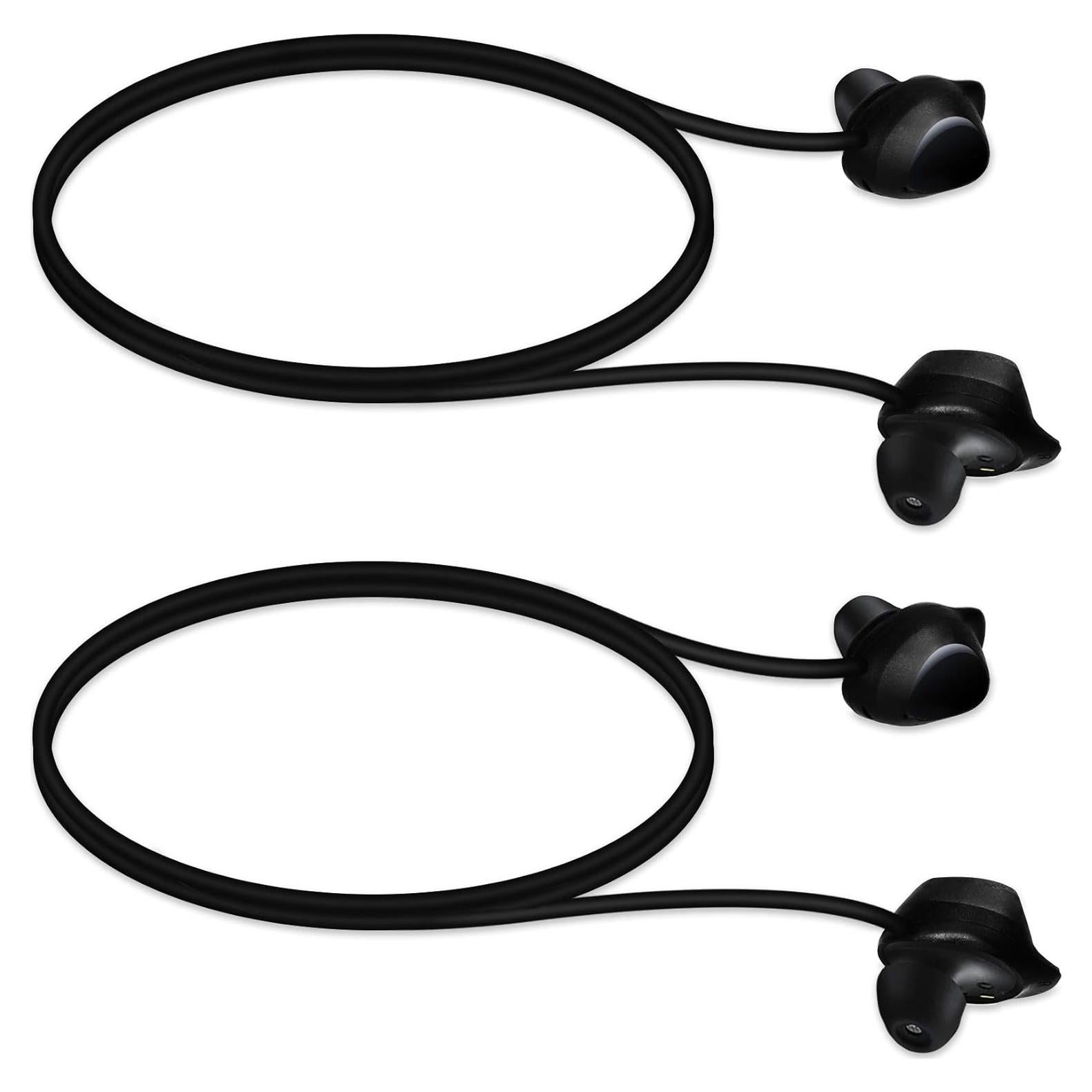 Correas de Silicona kwmobile para Samsung Galaxy Buds - Negro