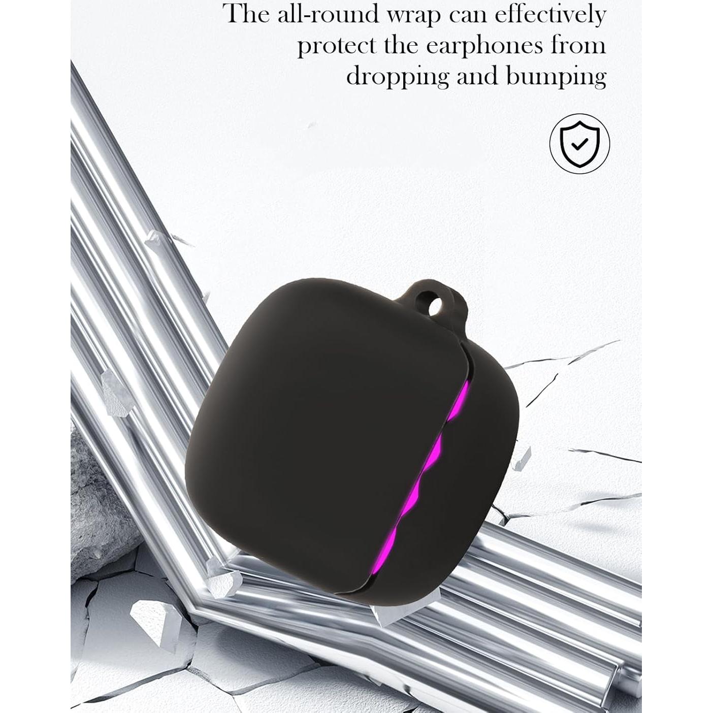 Funda de Silicona BOVUGAC para JBL Quantum Beam TWS - Negro