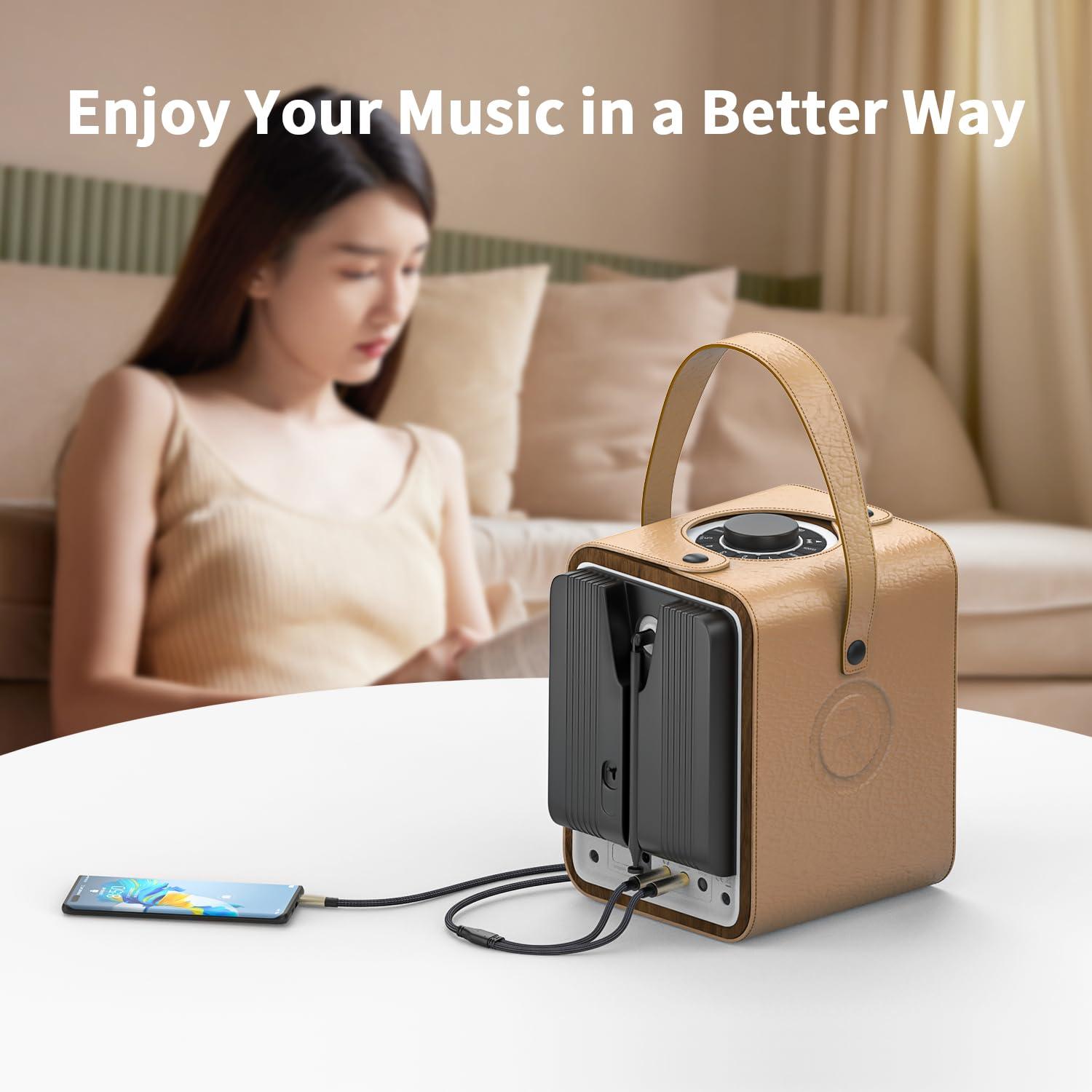 Adaptador de Audio 3.5mm a RCA ZTOXLR 2.01m Alta Calidad