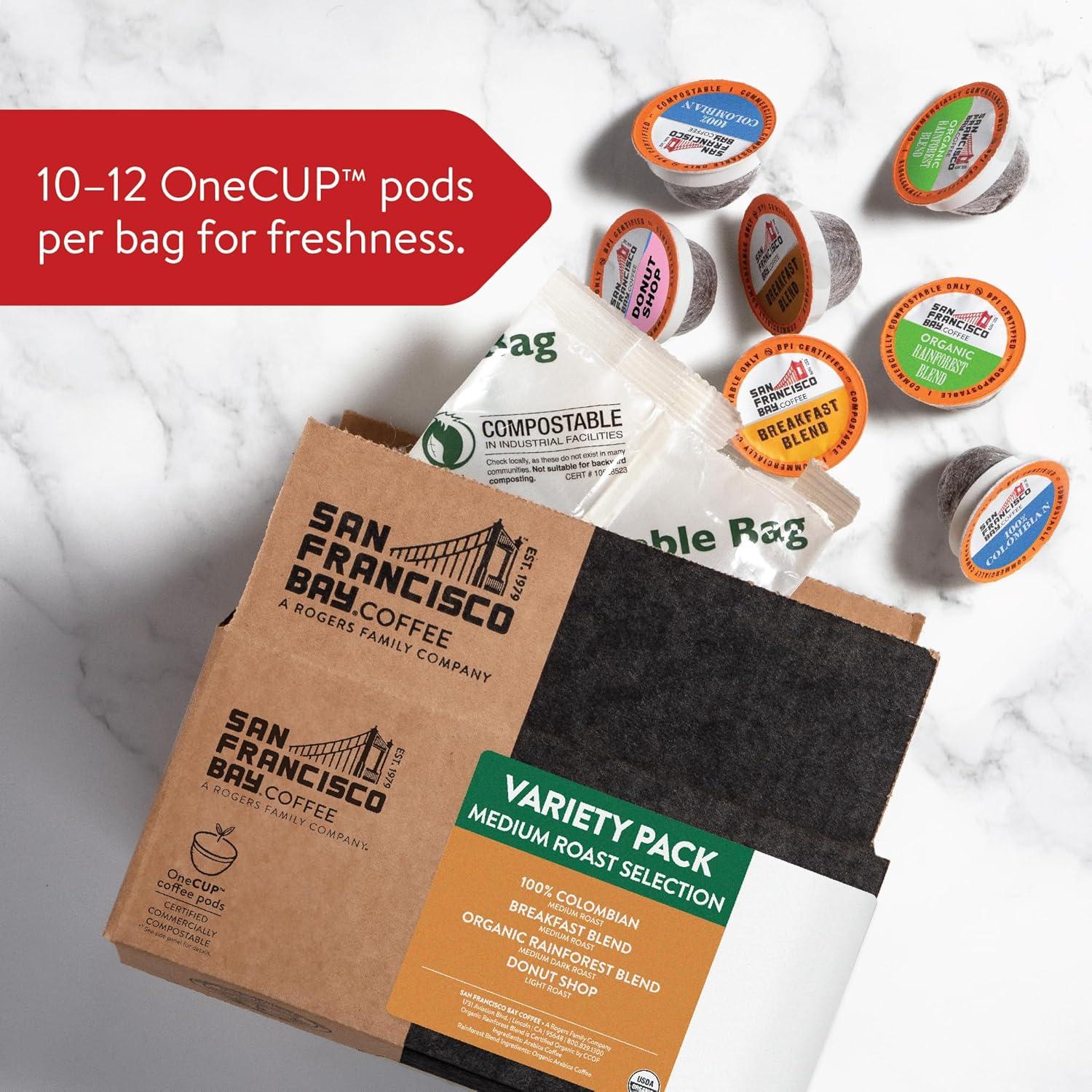Cápsulas de Café Compostables San Francisco Bay 40 Ct Tostado Medio