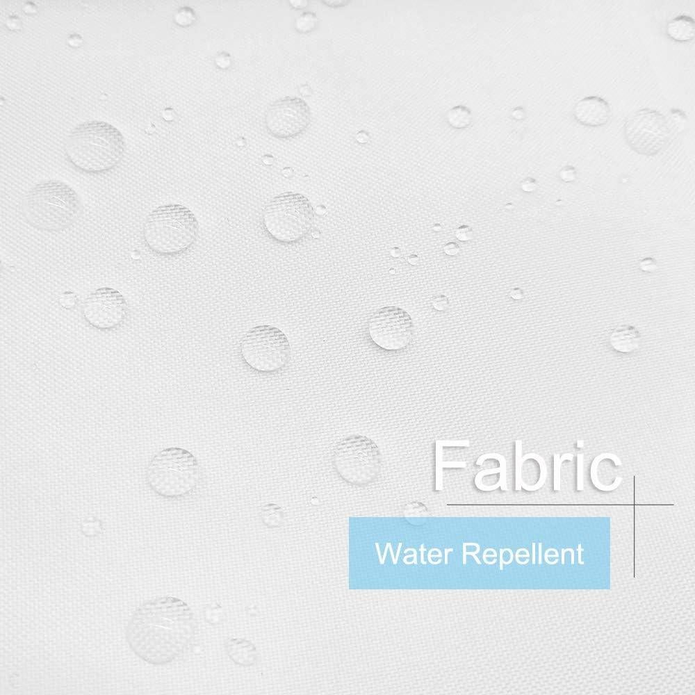 Cortina de Ducha 36x72 WellColor Blanca Repelente al Agua