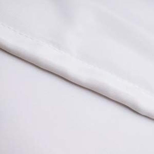 Cortina de Ducha 36x72 WellColor Blanca Repelente al Agua