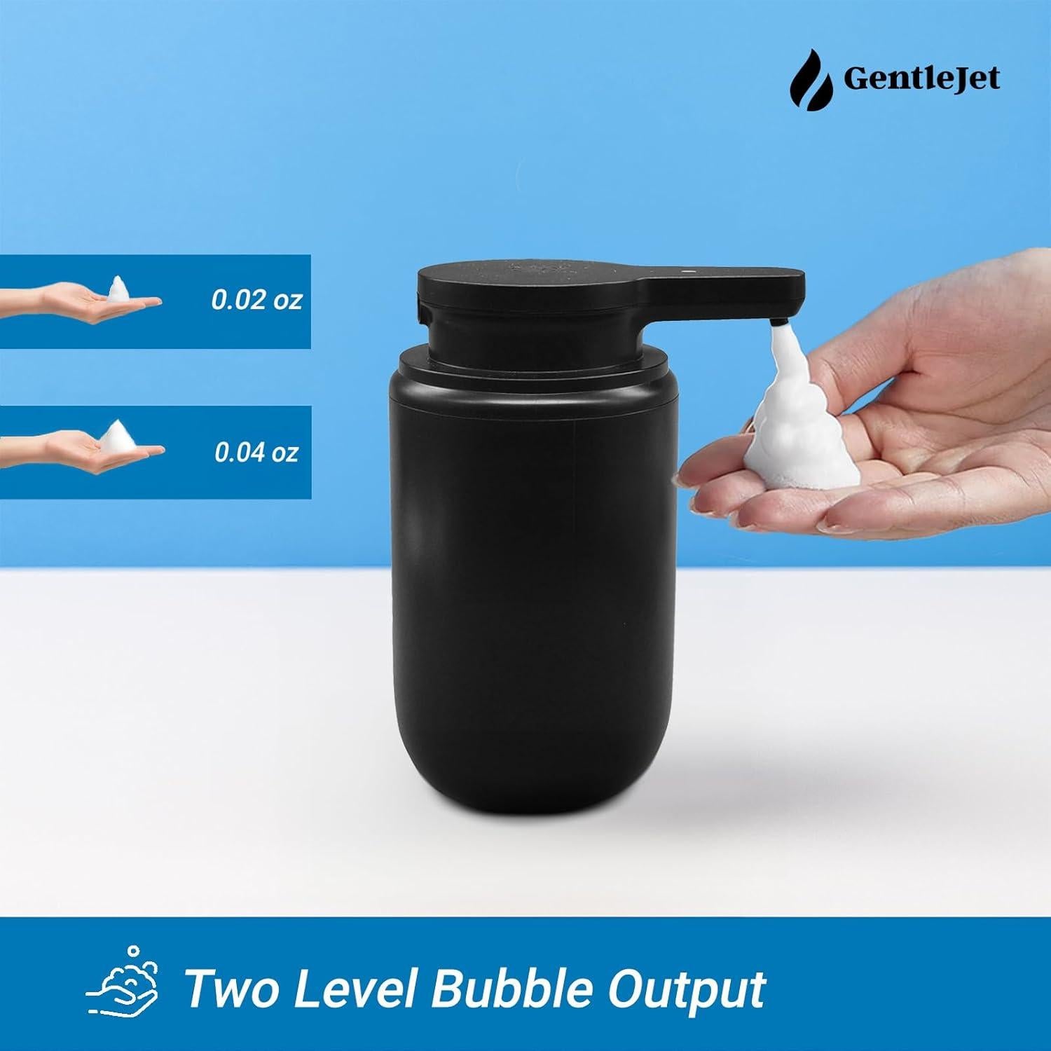 Dispensador de Jabón Espumoso Automático GentleJet - Negro