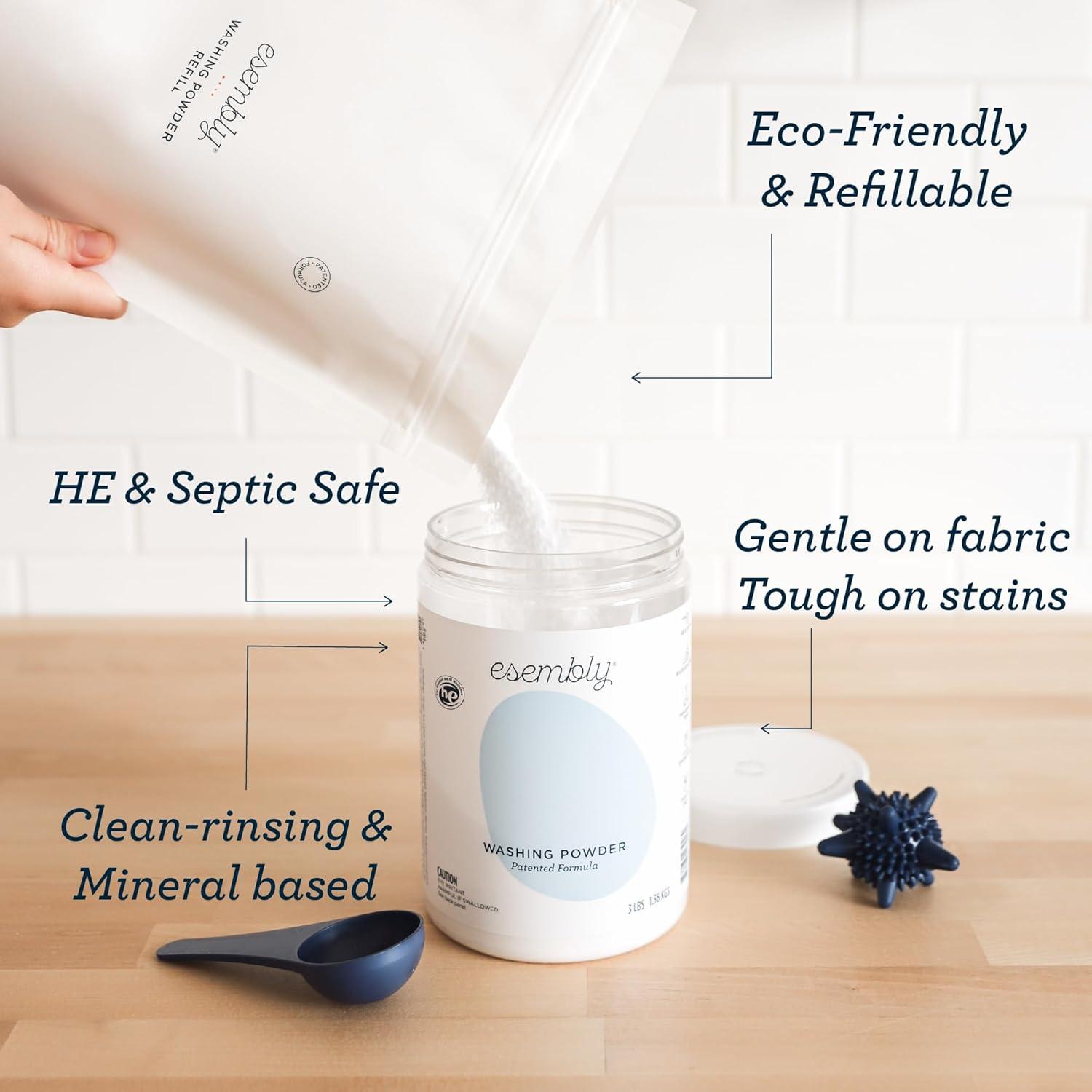 Detergente Esembly Polvo de Lavado 2.72 kg - Eco-Amigable