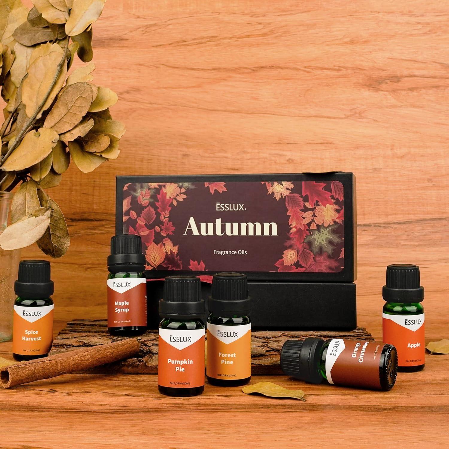 Aceites Esenciales de Otoño ESSLUX - 6x10 ml Aromas Naturales