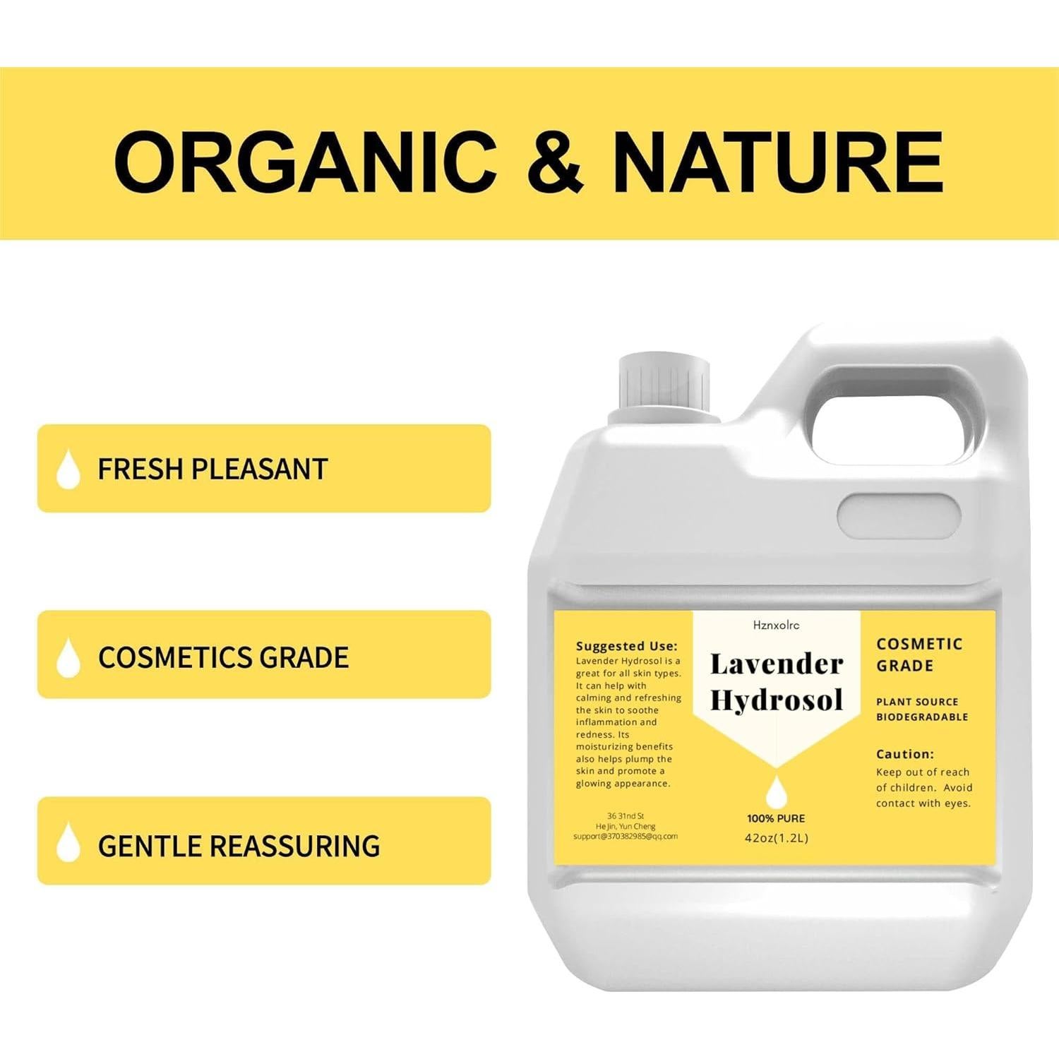 Hidrosol de Lavanda 1.24 L Hznxolrc - Hidratante Facial Puro