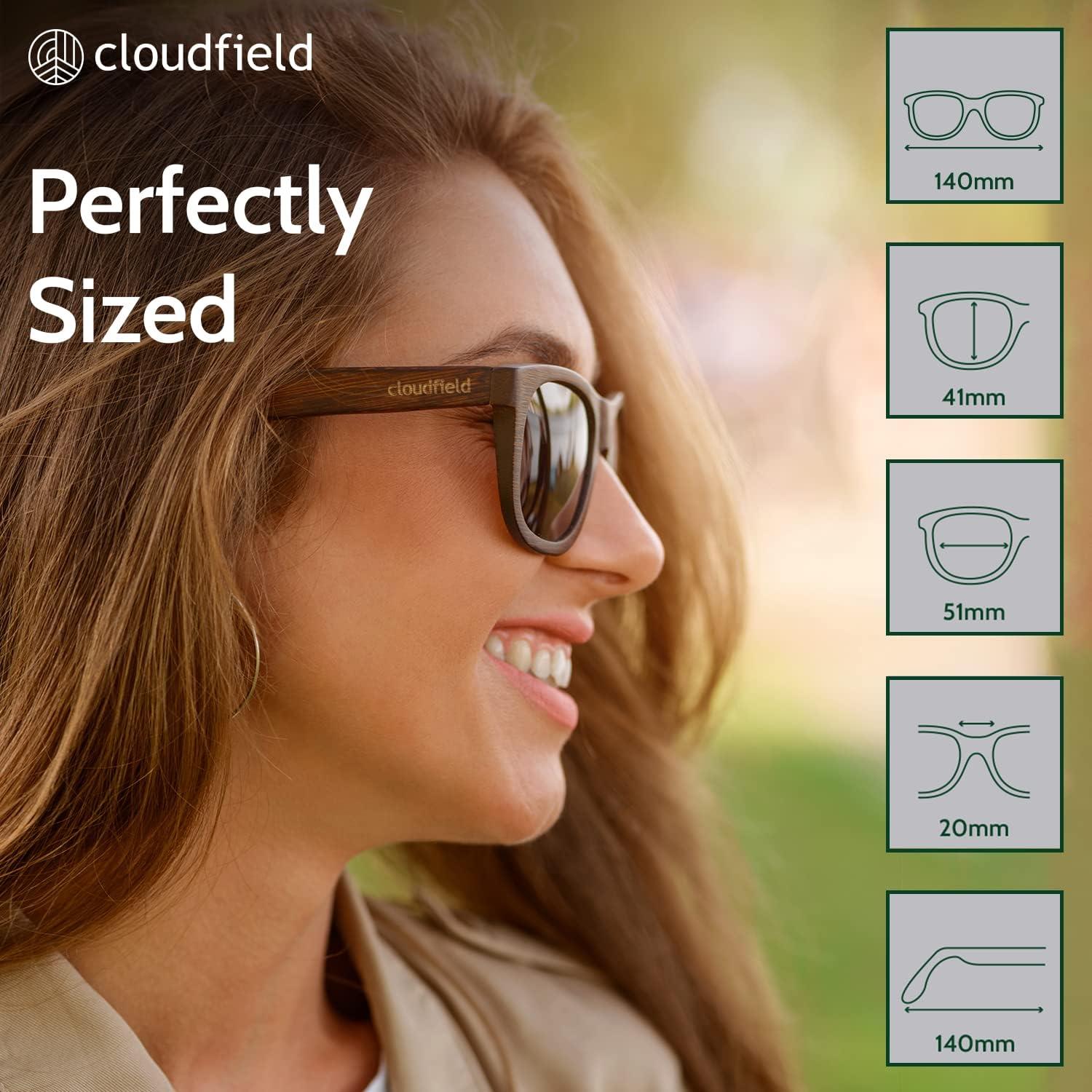 Gafas de Sol Polarizadas Cloudfield de Madera para Hombres y Mujeres