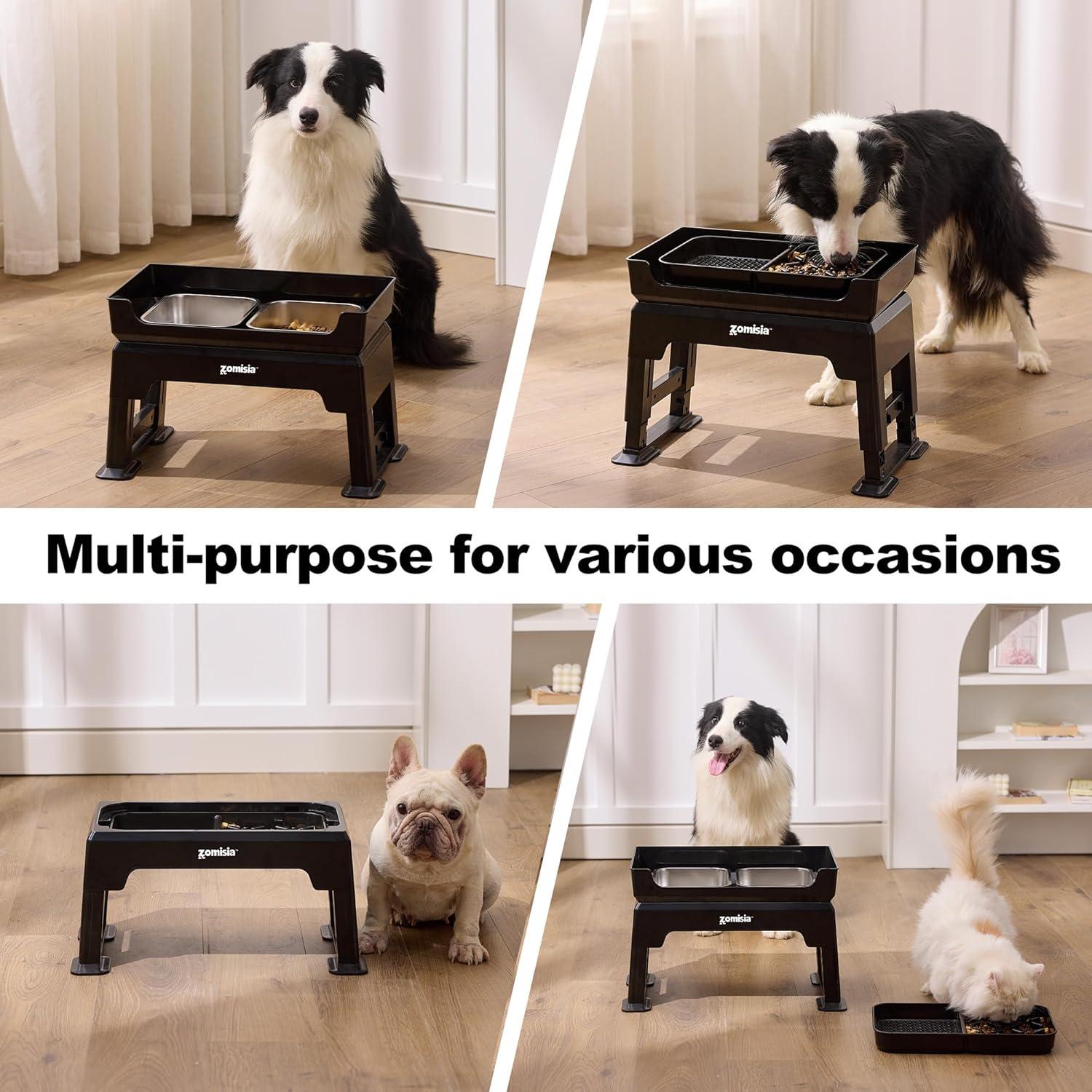 Estación de Alimentación Elevada para Perros Apollo 6 Alturas