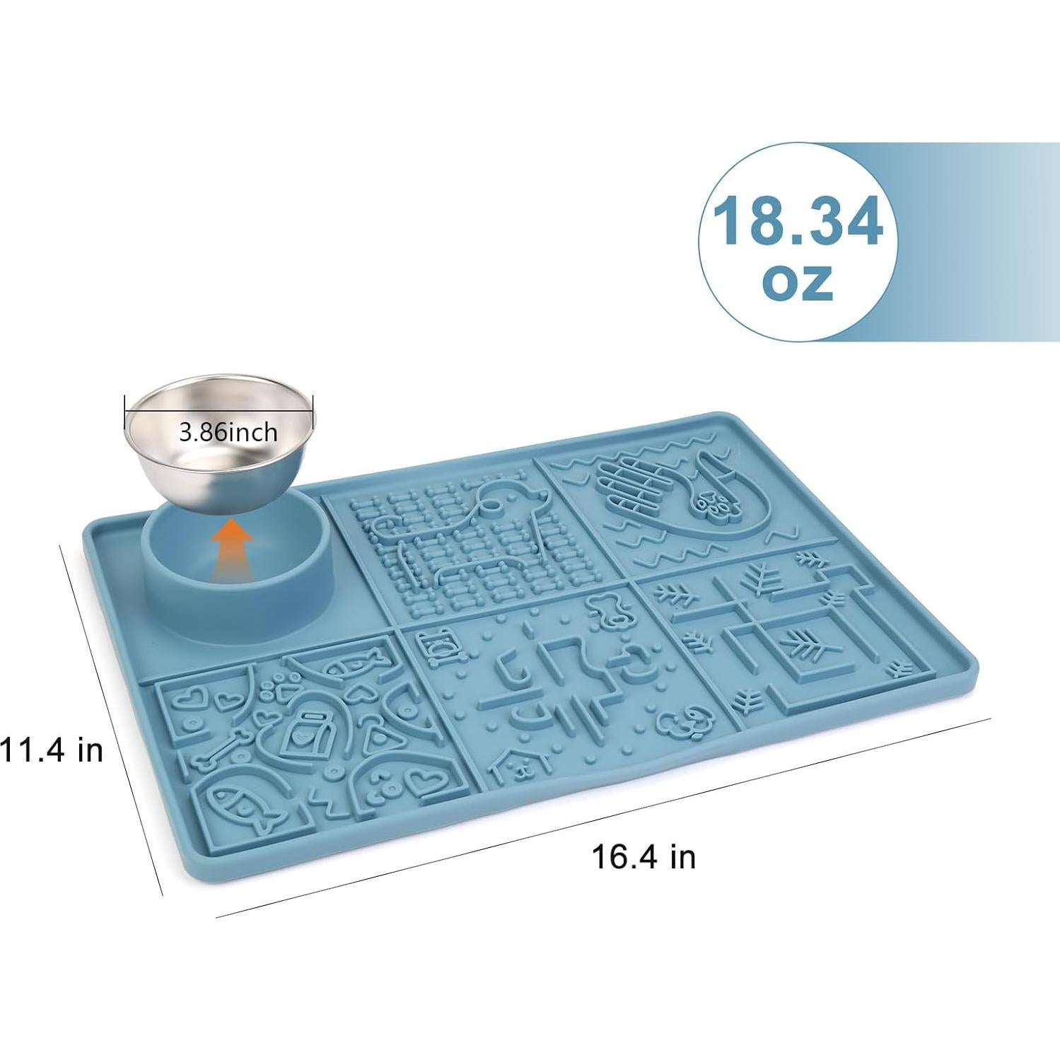 Alfombrilla Lick TekkPerry para Perros Grandes con Ventosas