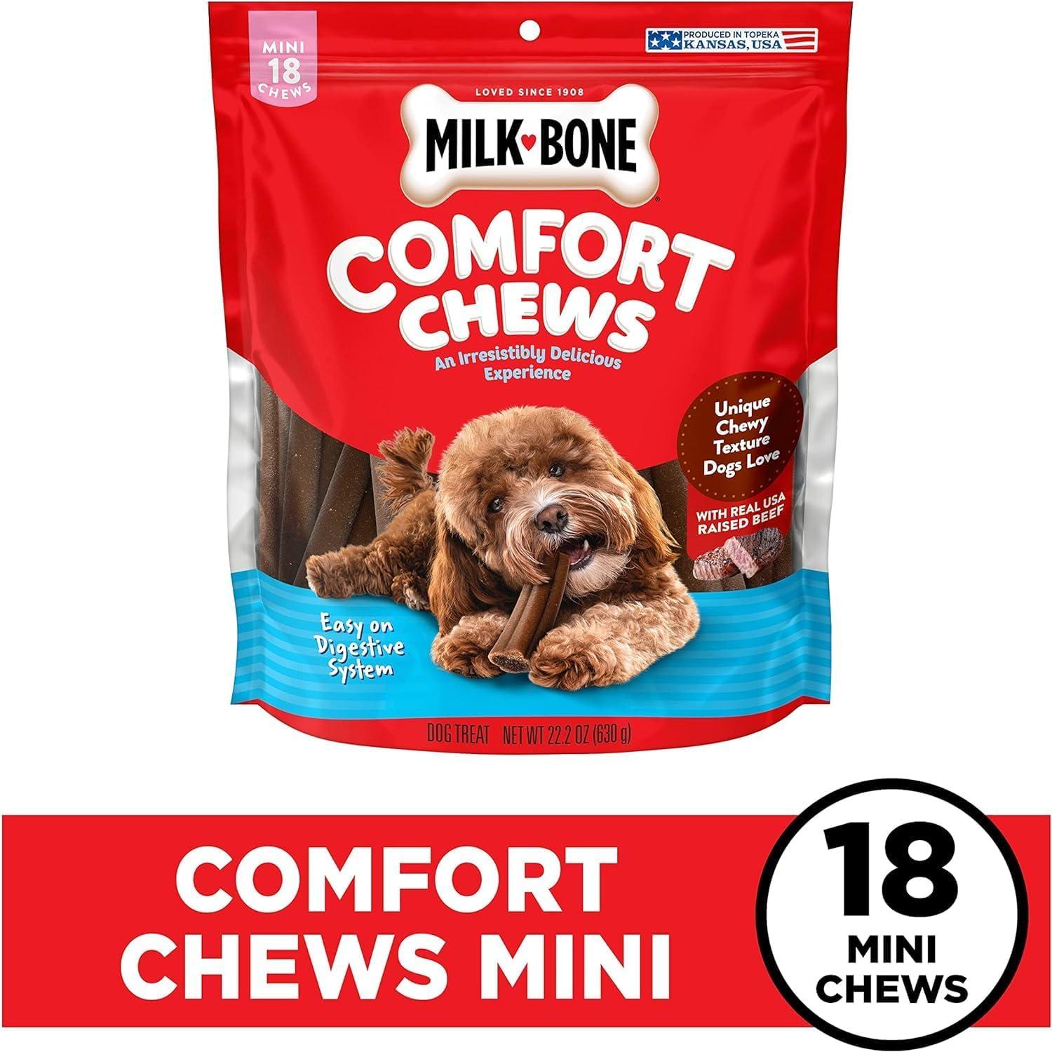 Golosinas para Perros Milk-Bone Mini Comfort Chews 0.63 kg