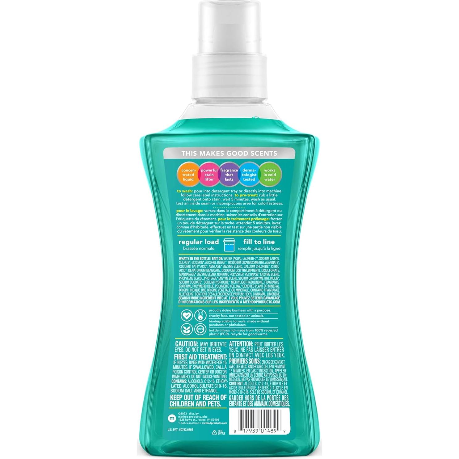 Detergente Líquido para Ropa Method 1.58L Salvia de Playa