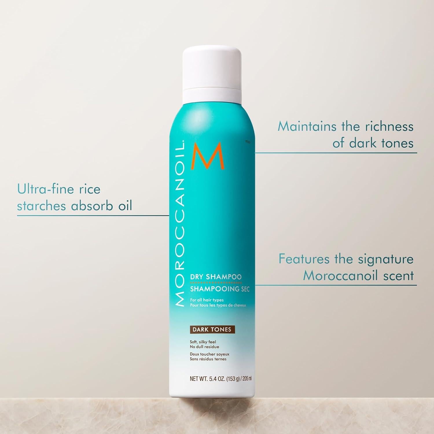 Champú Seco Moroccanoil para Cabello Oscuro 150ml