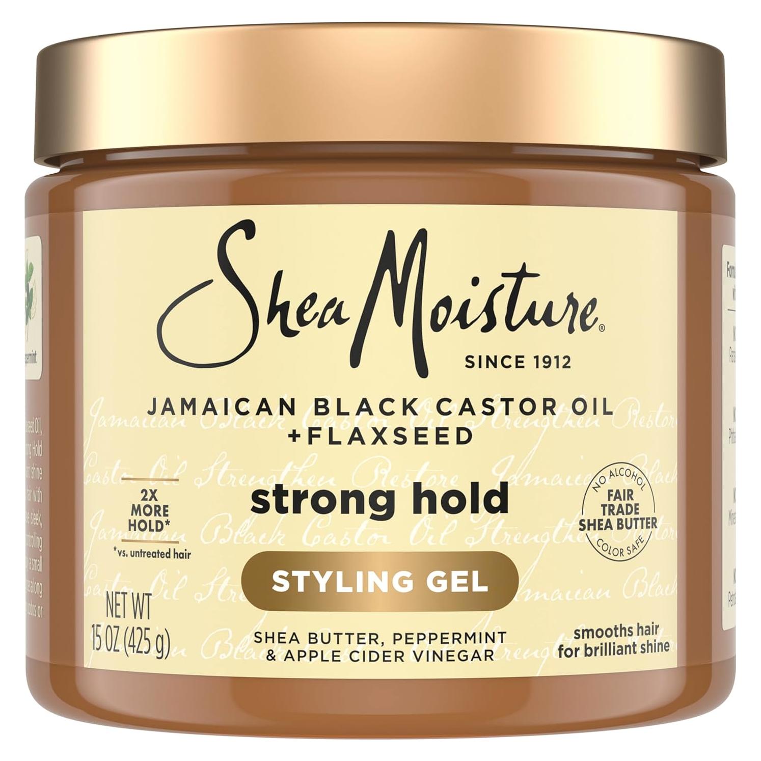 Gel de Estilo Fuerte SheaMoisture 425g - Fijación Todo el Día