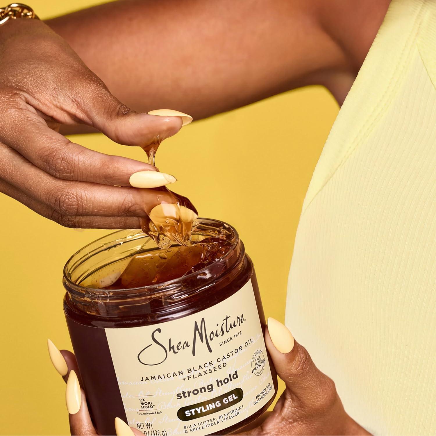 Gel de Estilo Fuerte SheaMoisture 425g - Fijación Todo el Día