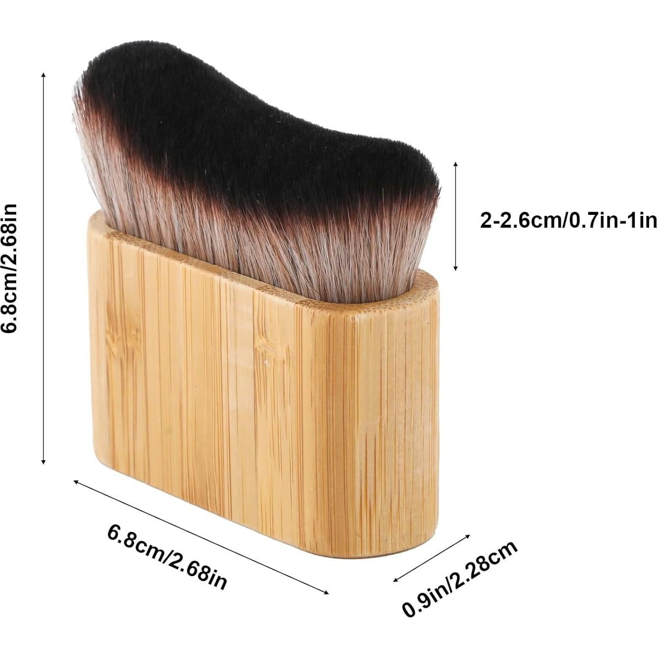 Brocha de Autobronceador NQEUEPN con Cerdas Sintéticas 6.8cm