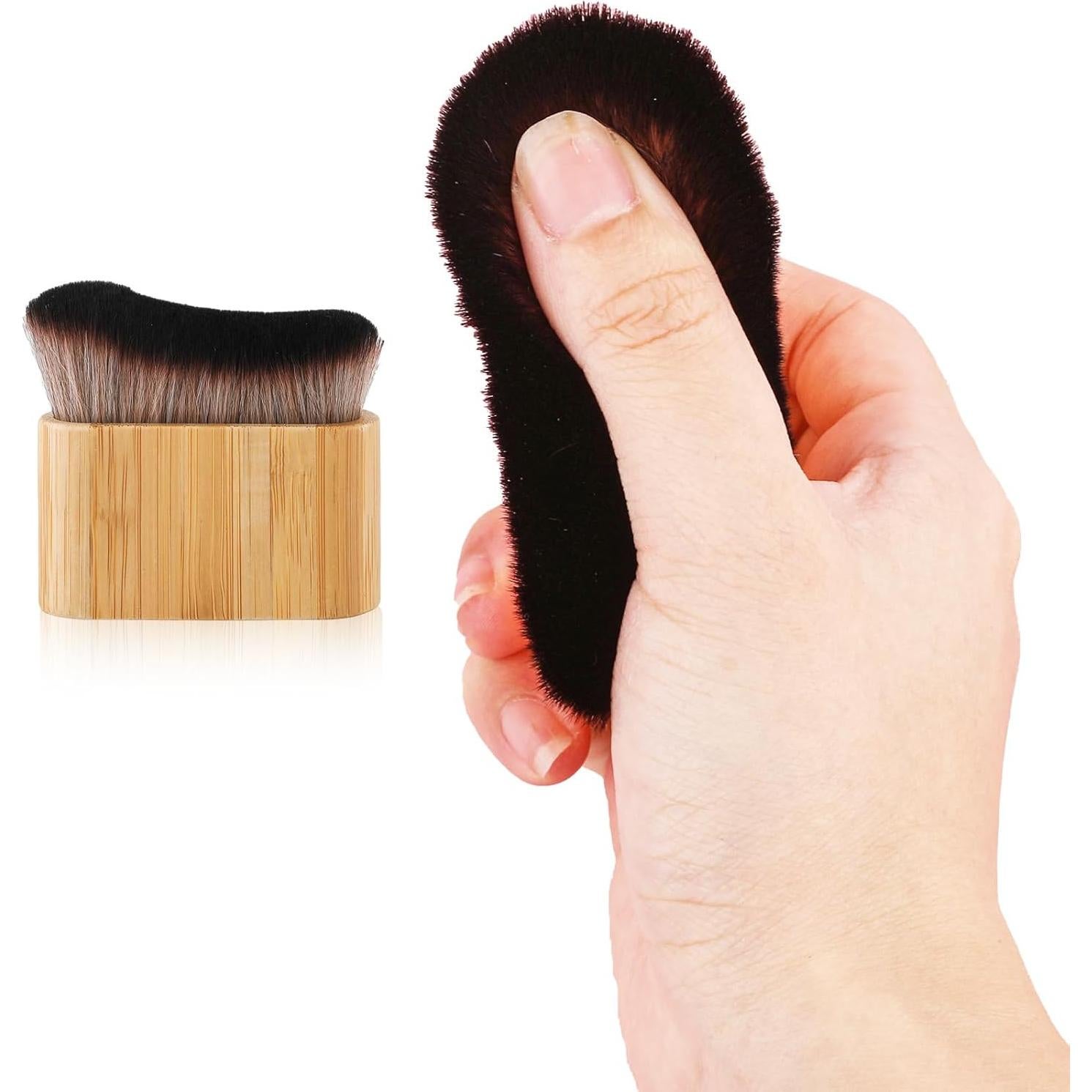 Brocha de Autobronceador NQEUEPN con Cerdas Sintéticas 6.8cm