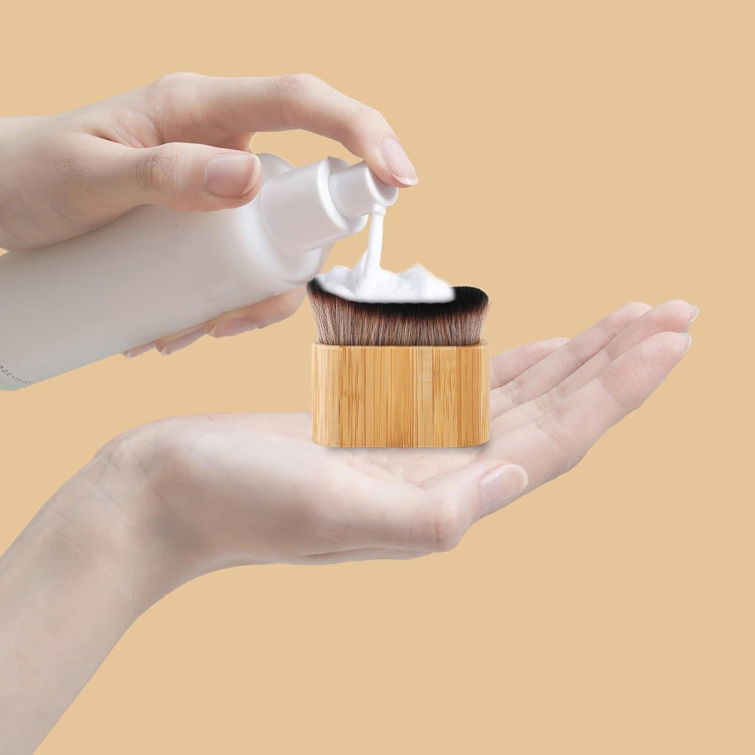 Brocha de Autobronceador NQEUEPN con Cerdas Sintéticas 6.8cm